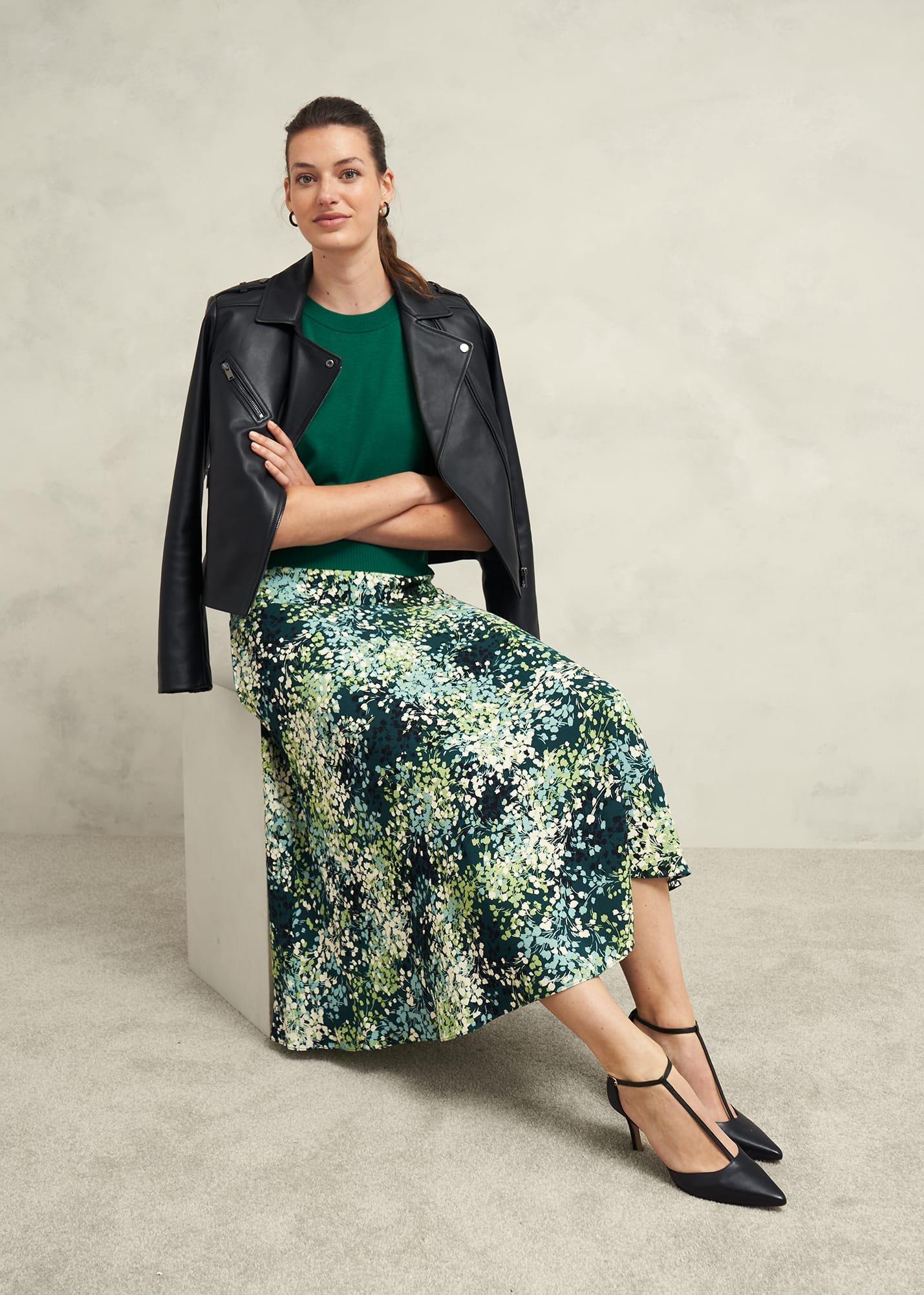 Kiara Skirt, Green Multi, hi-res