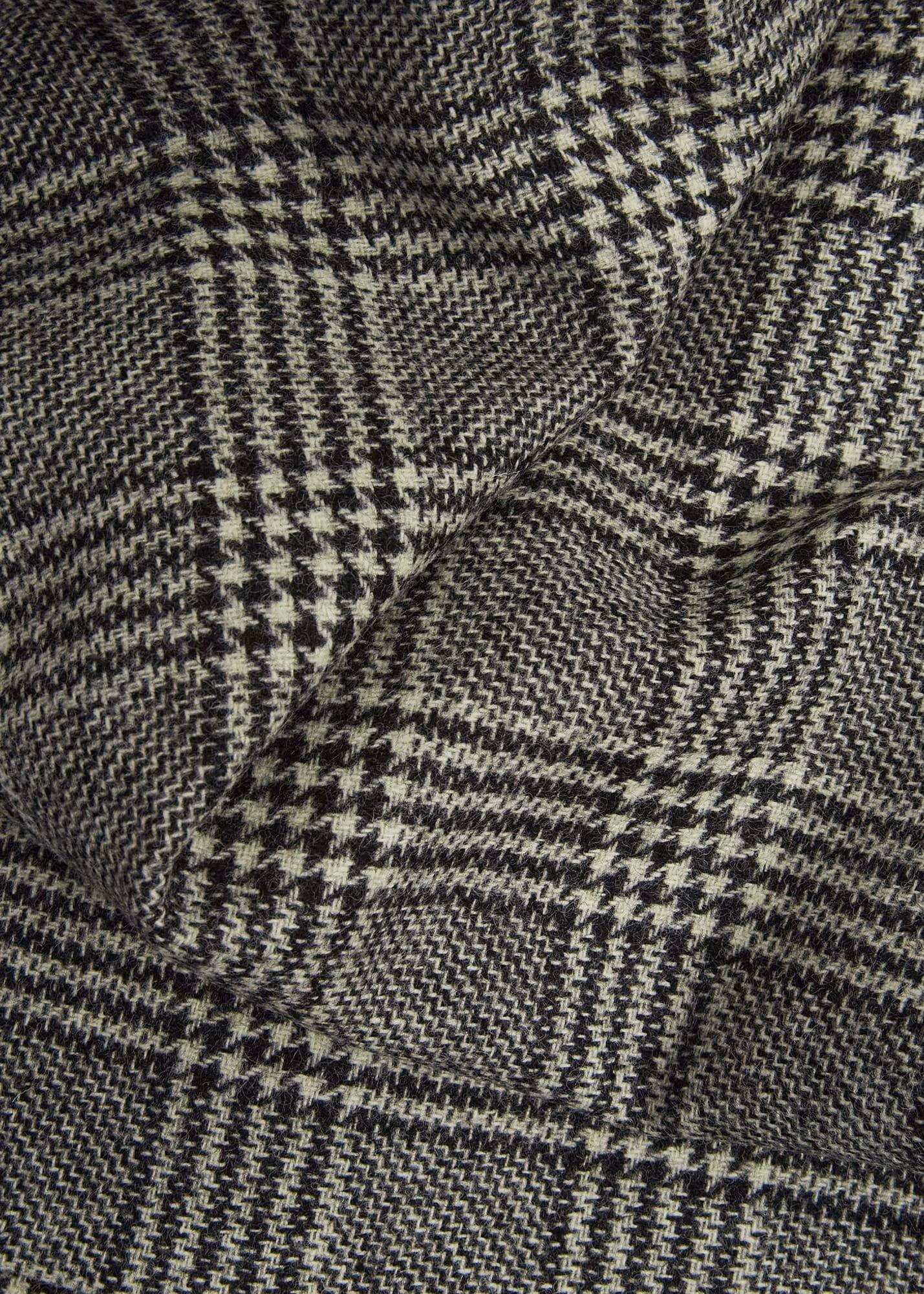 Brea Wool Skirt, Black White, hi-res