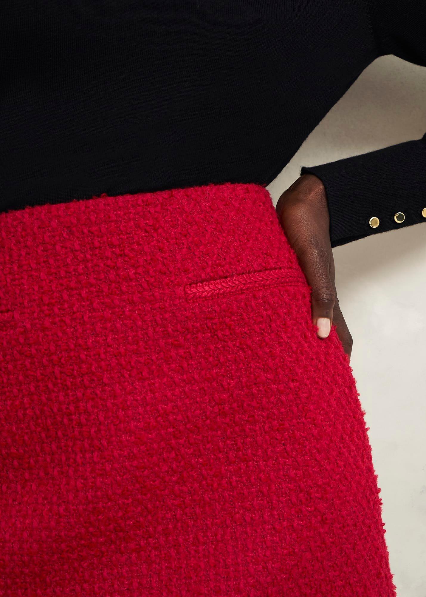 Rosa Skirt With Wool, Rowan Red, hi-res