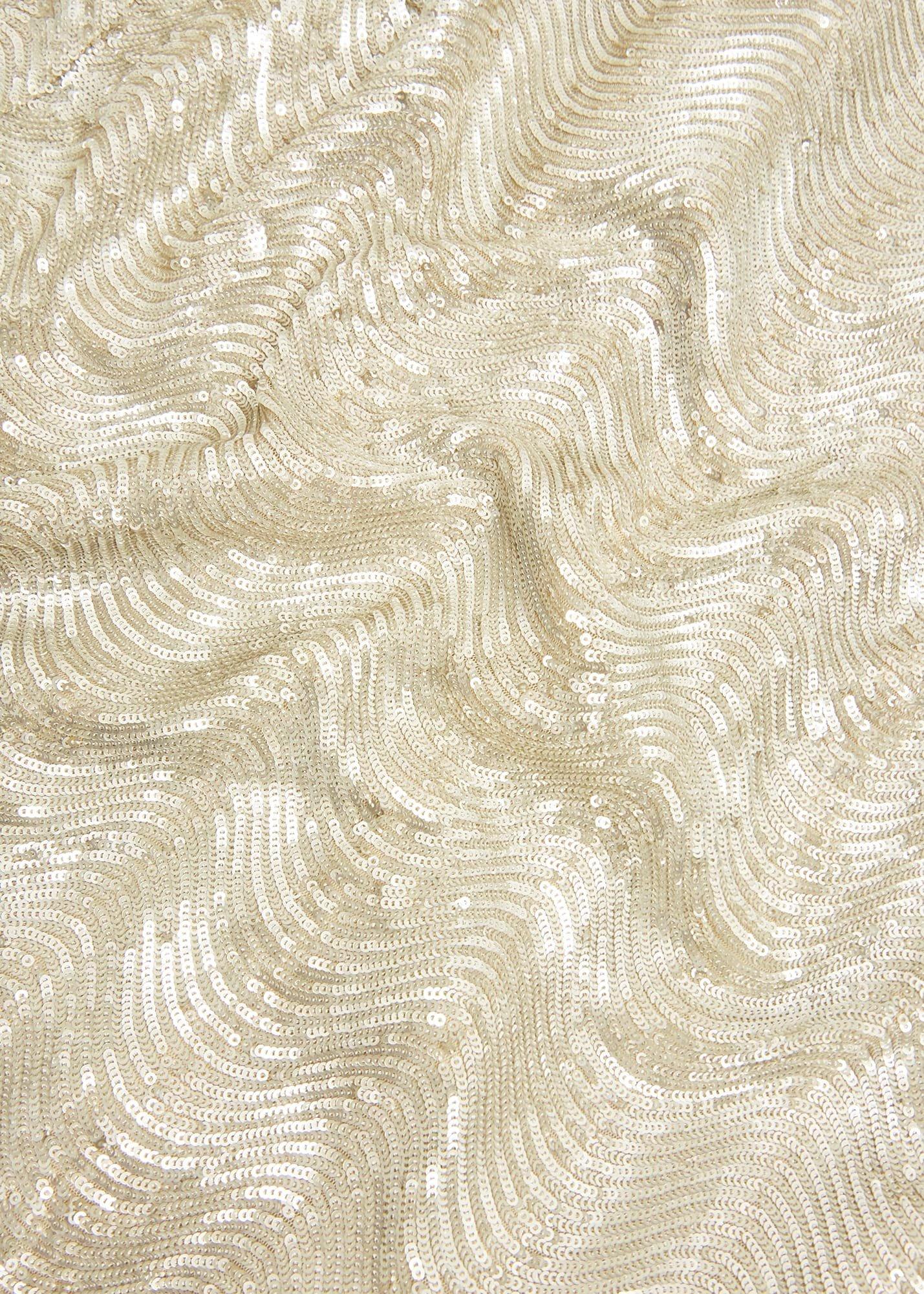 Marlowe Sequin Skirt, Silver, hi-res