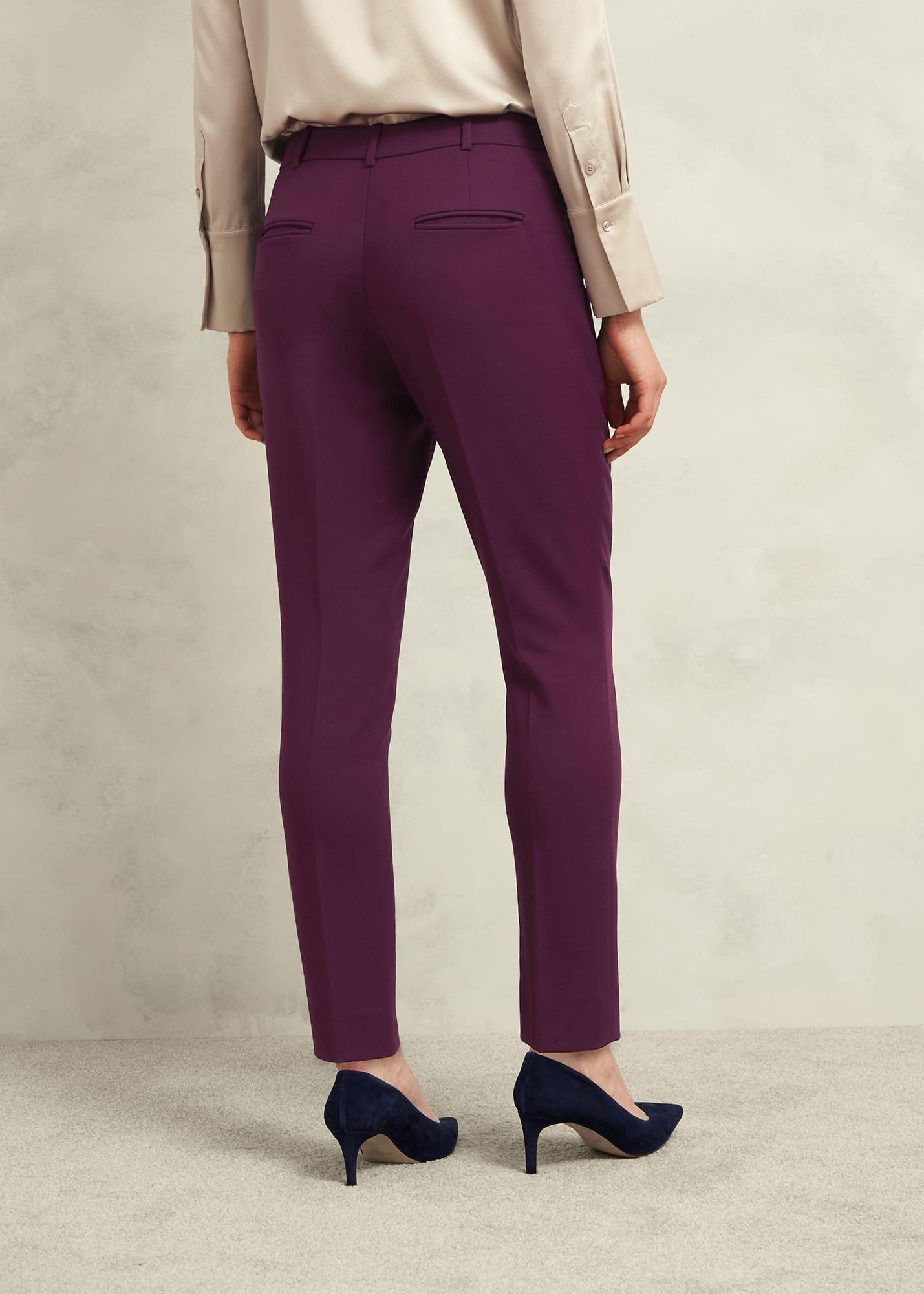 Sami Tapered Trousers, Warm Plum, hi-res