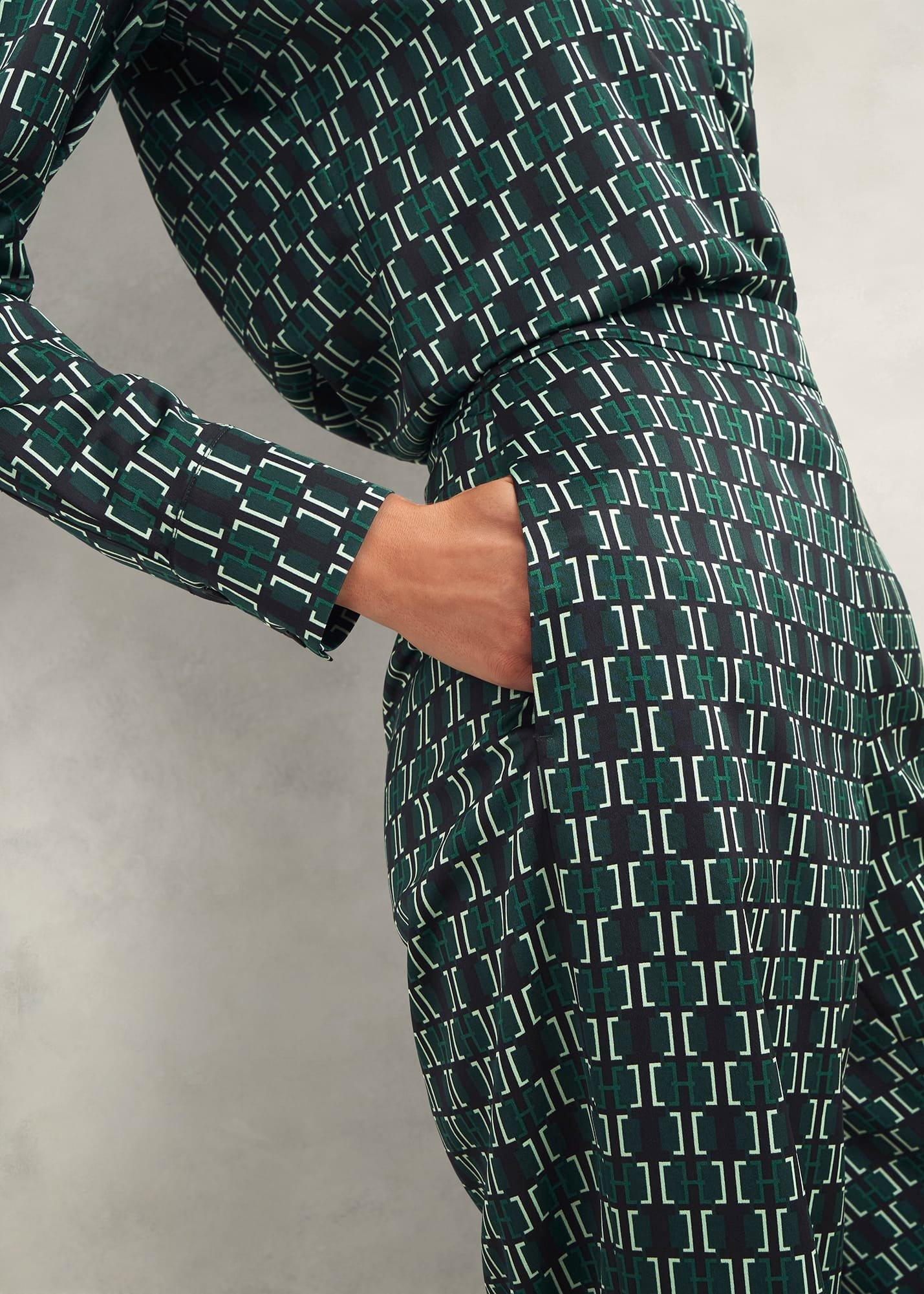 Finwell Satin Pants, Multi, hi-res