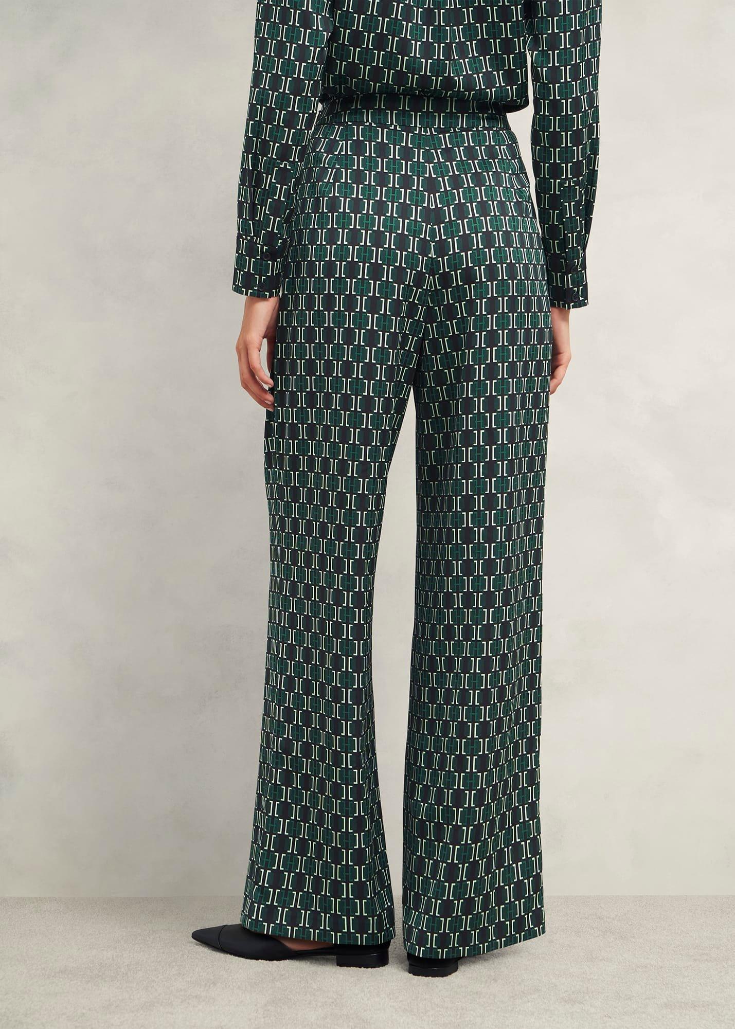 Finwell Satin Pants, Multi, hi-res