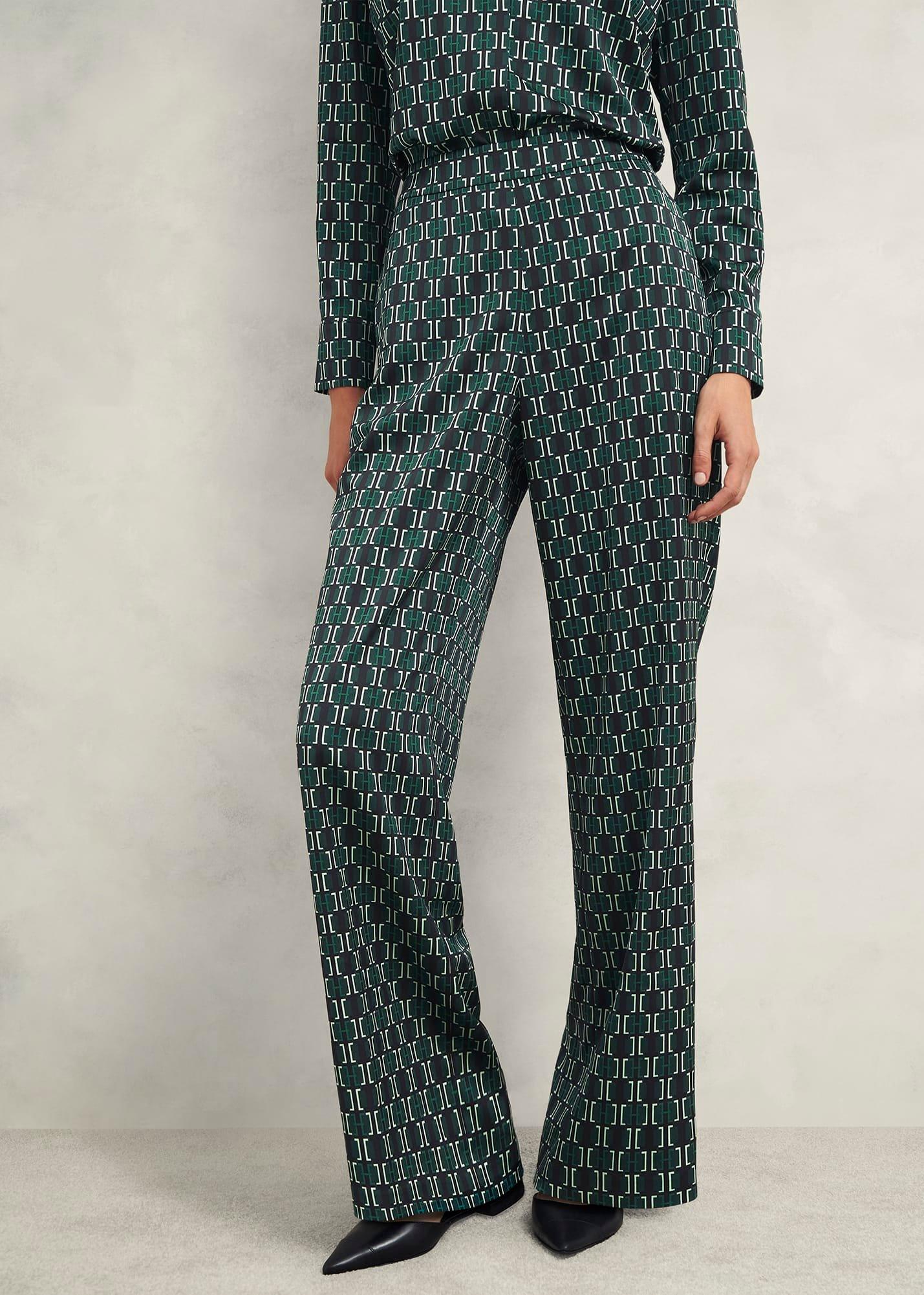 Finwell Satin Pants, Multi, hi-res