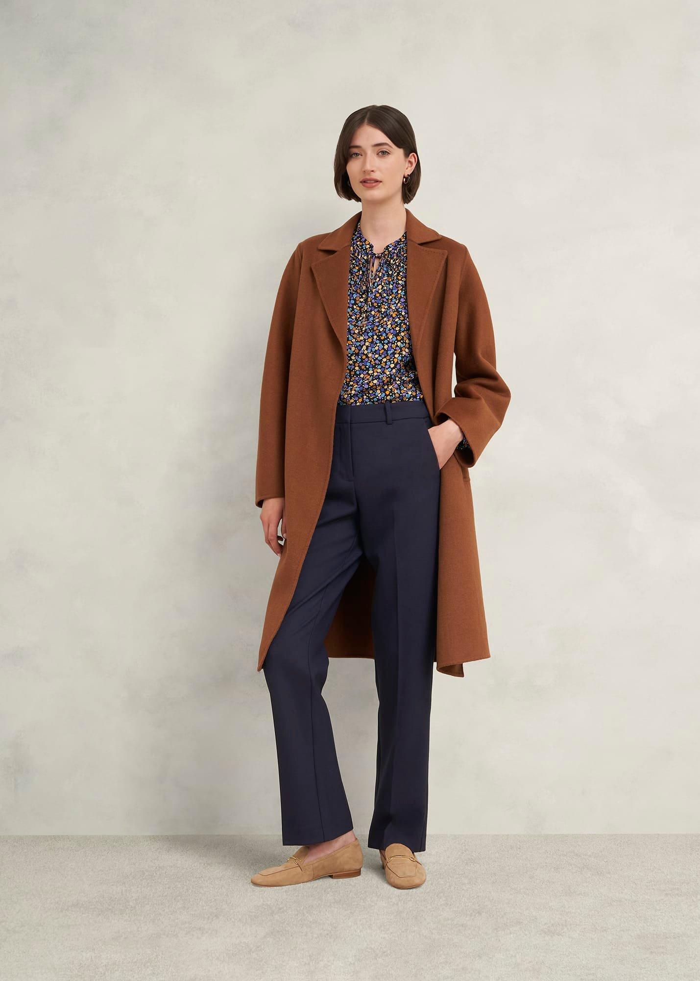 Gerrie Straight Trousers, Navy, hi-res