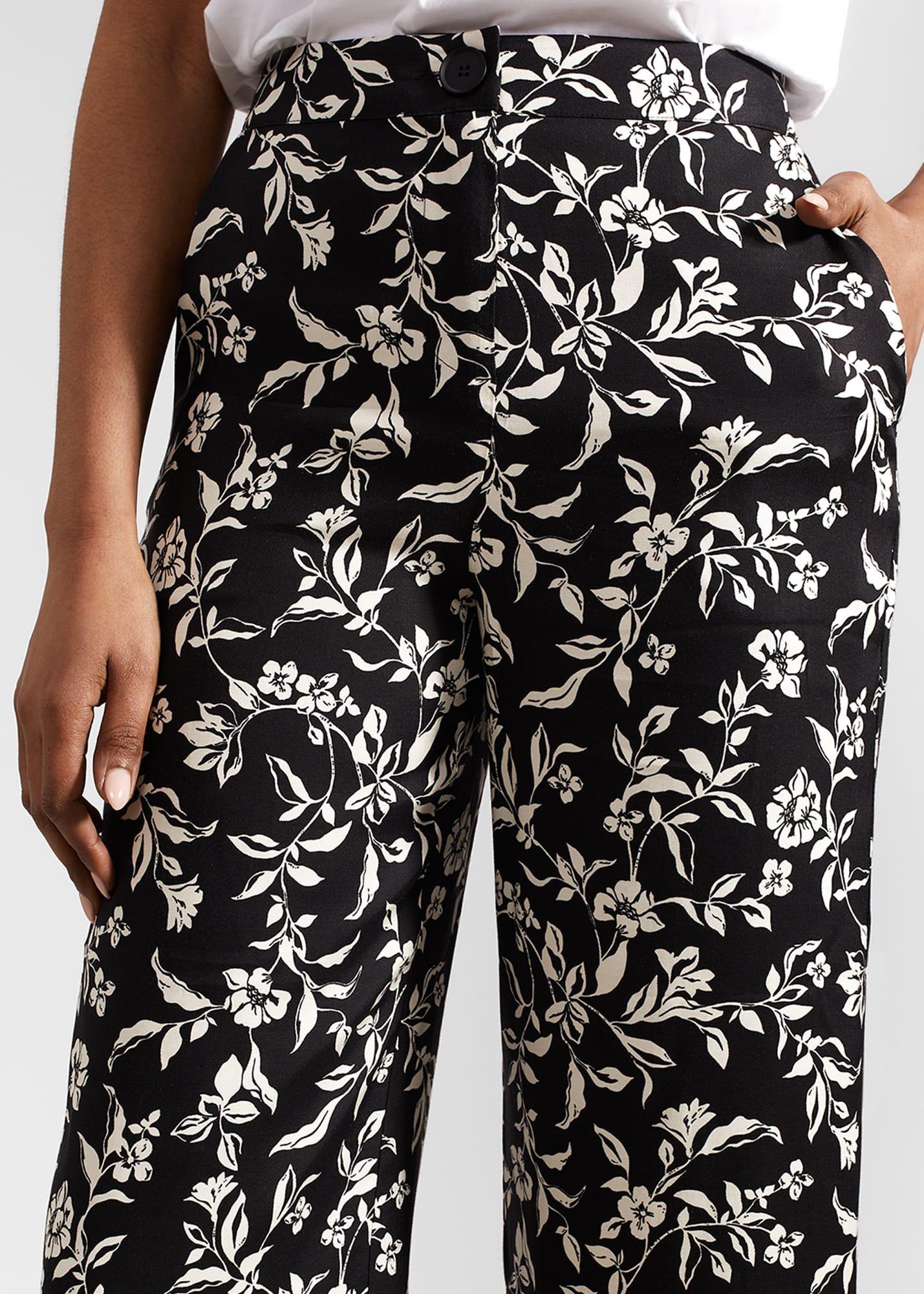Eve Crop Trousers, Black Cream, hi-res