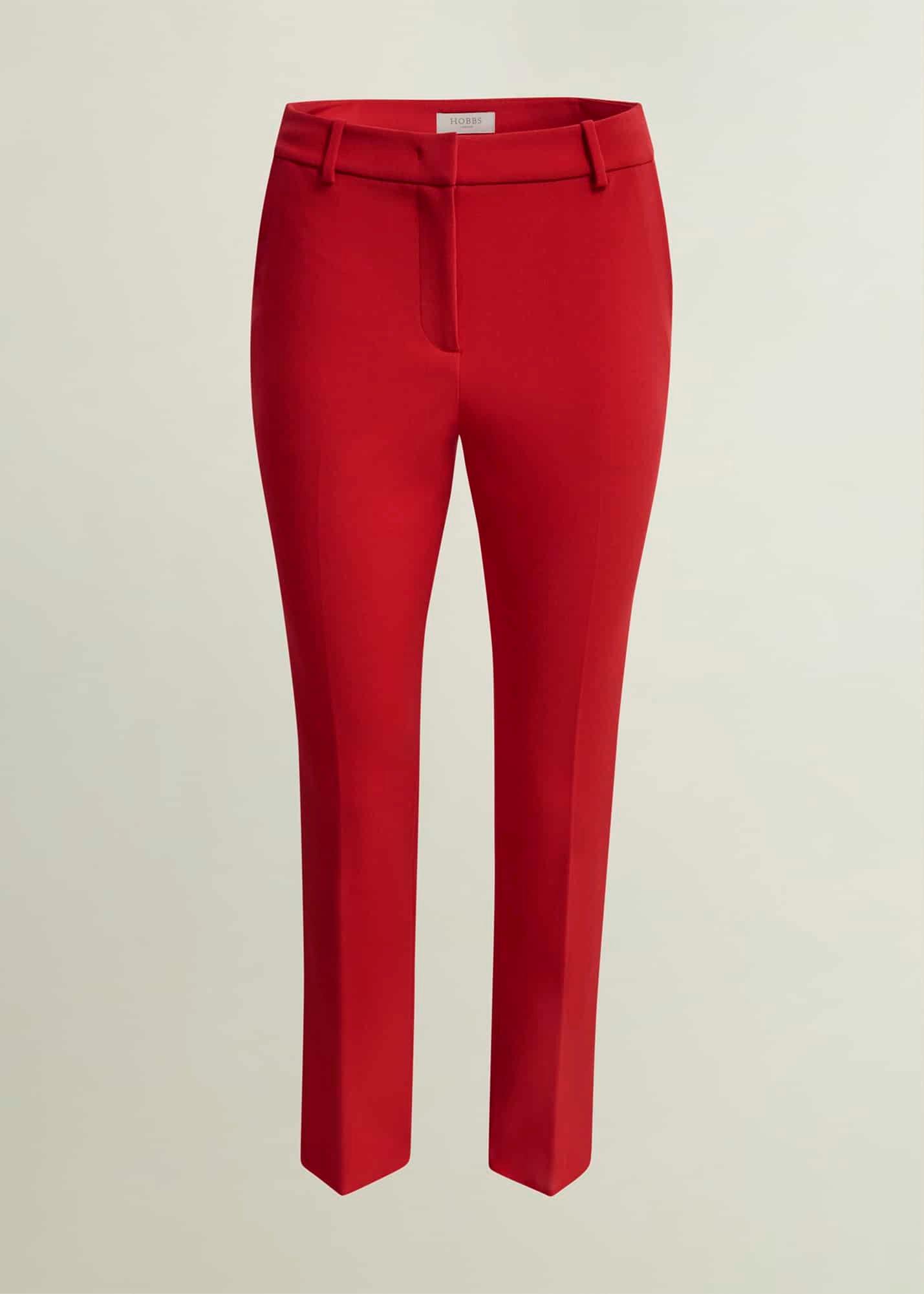 Miley Tapered Pants, Begonia Red, hi-res