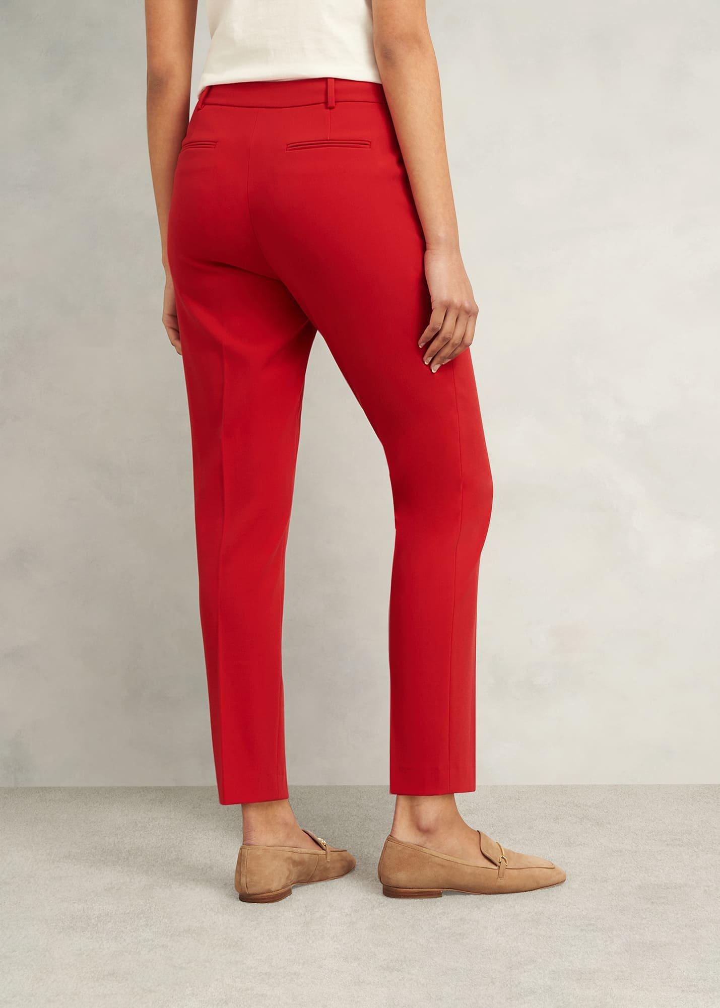 Miley Tapered Pants, Begonia Red, hi-res