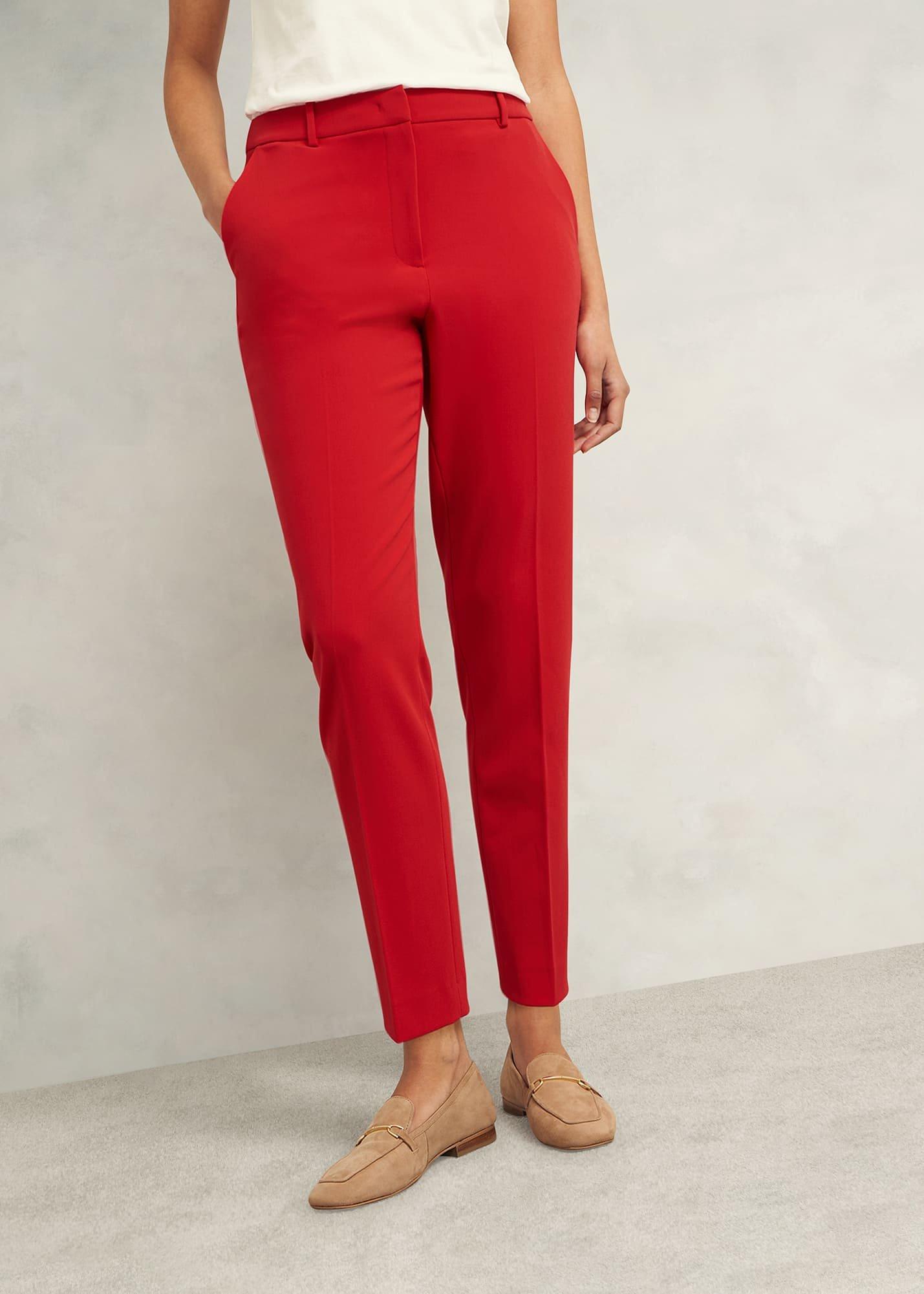 Miley Tapered Pants, Begonia Red, hi-res