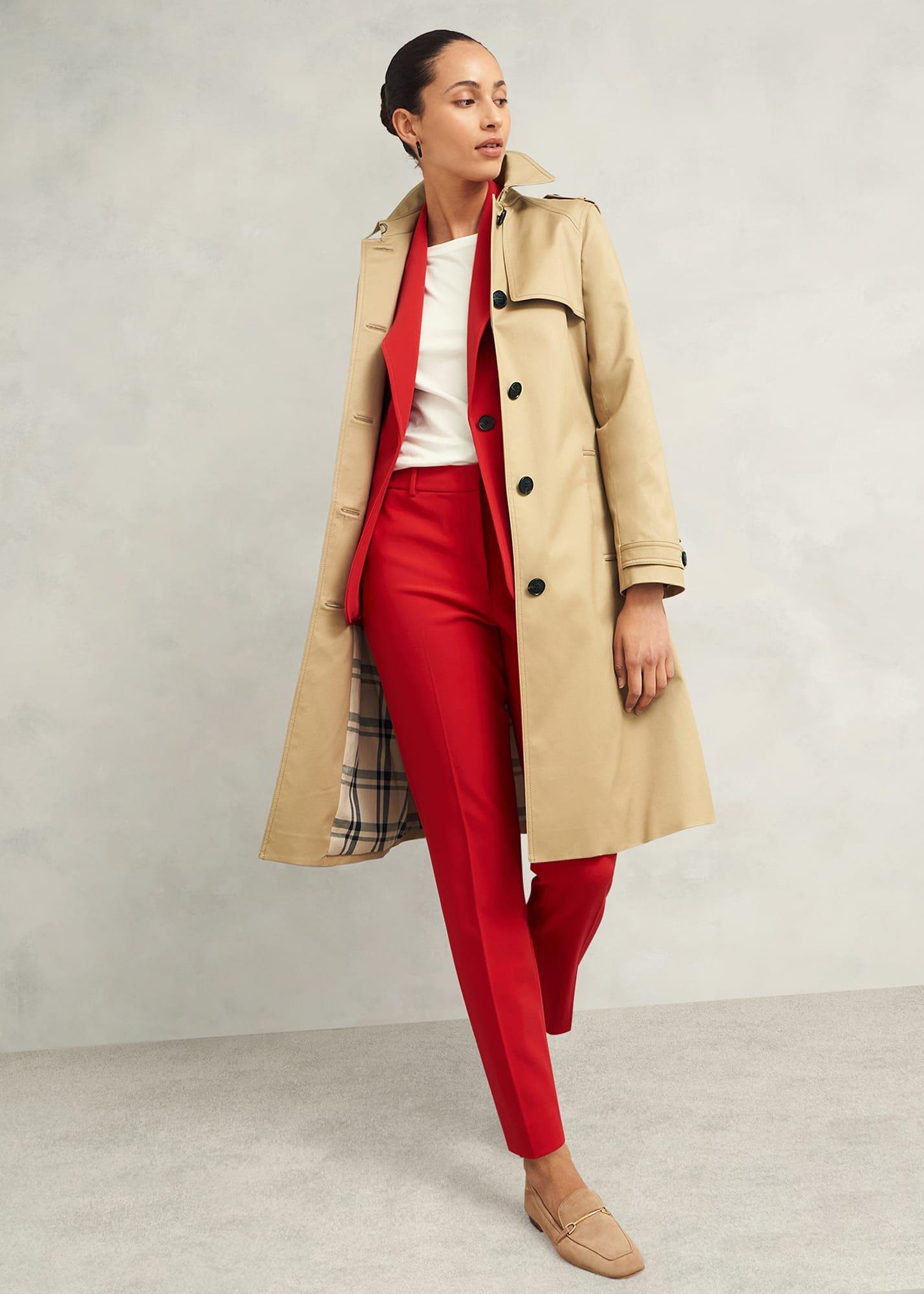 Miley Tapered Pants, Begonia Red, hi-res