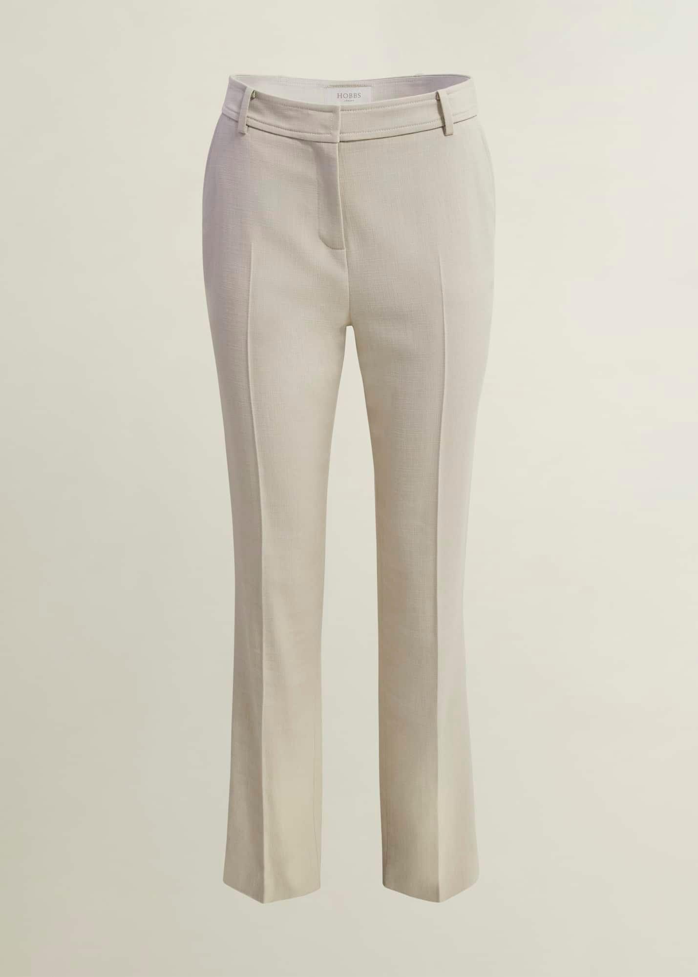 Ellen Straight Pants, Buff Grey, hi-res