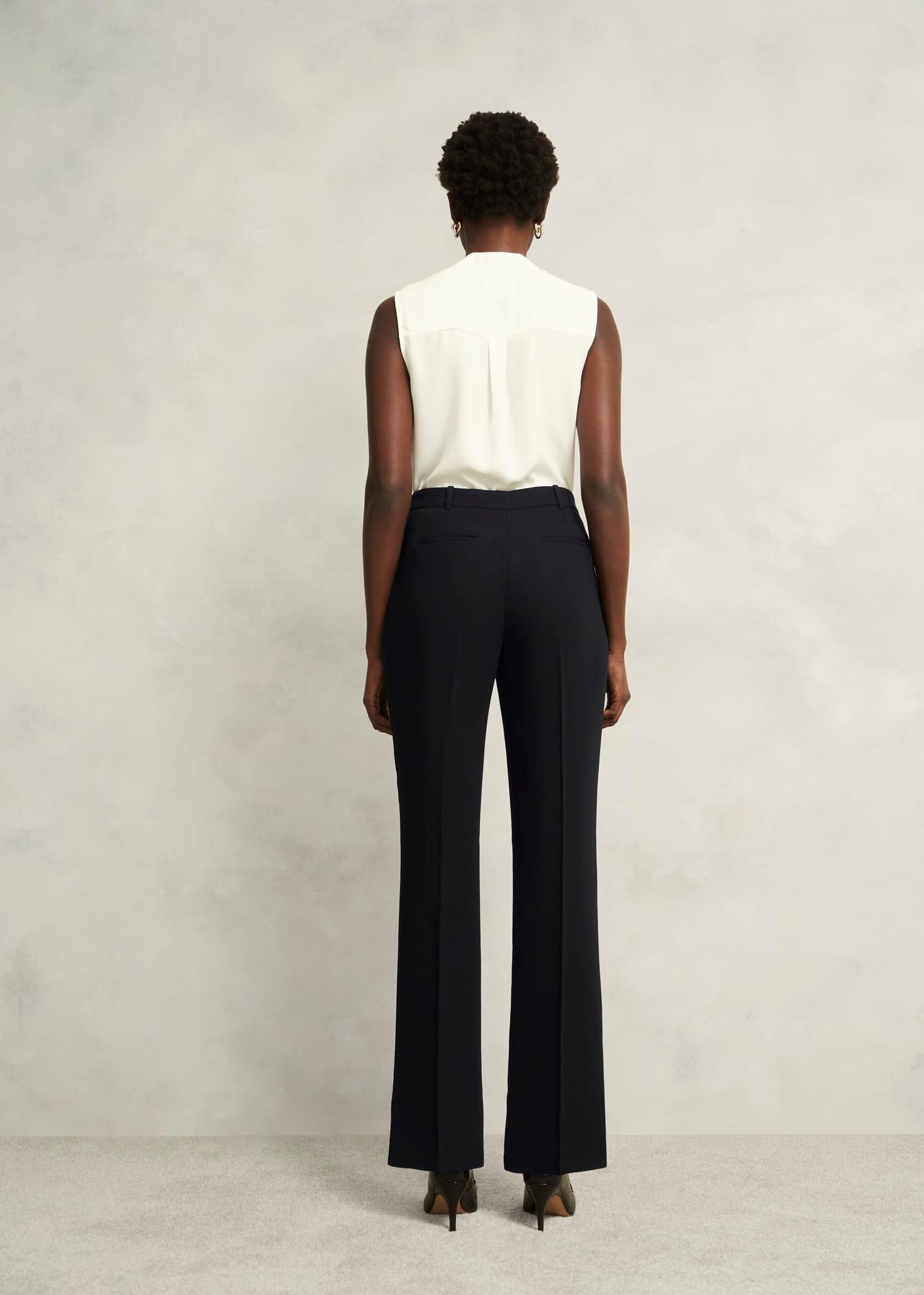 Maya Straight Trousers, Black, hi-res