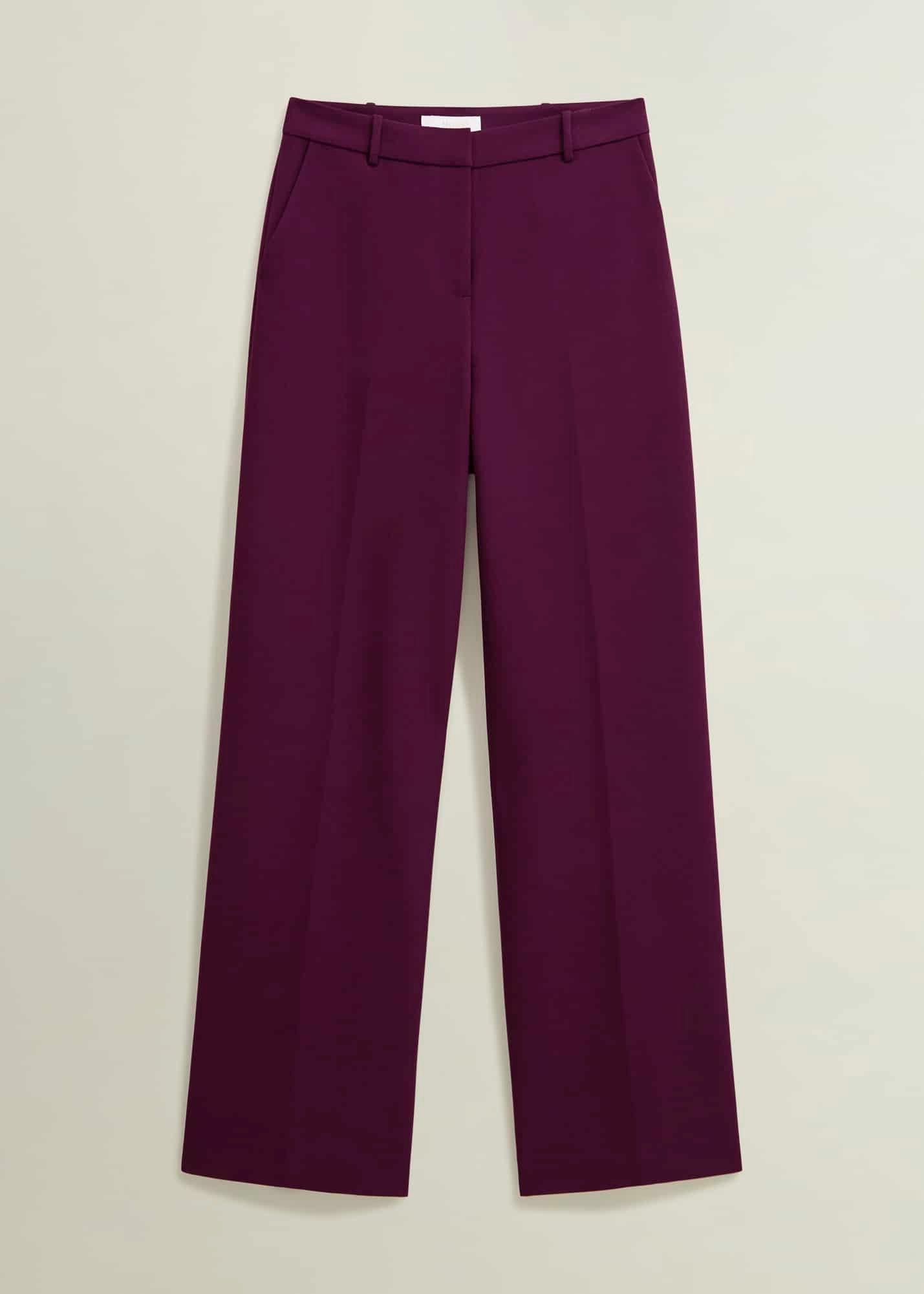 Sami Wide Trousers, Warm Plum, hi-res