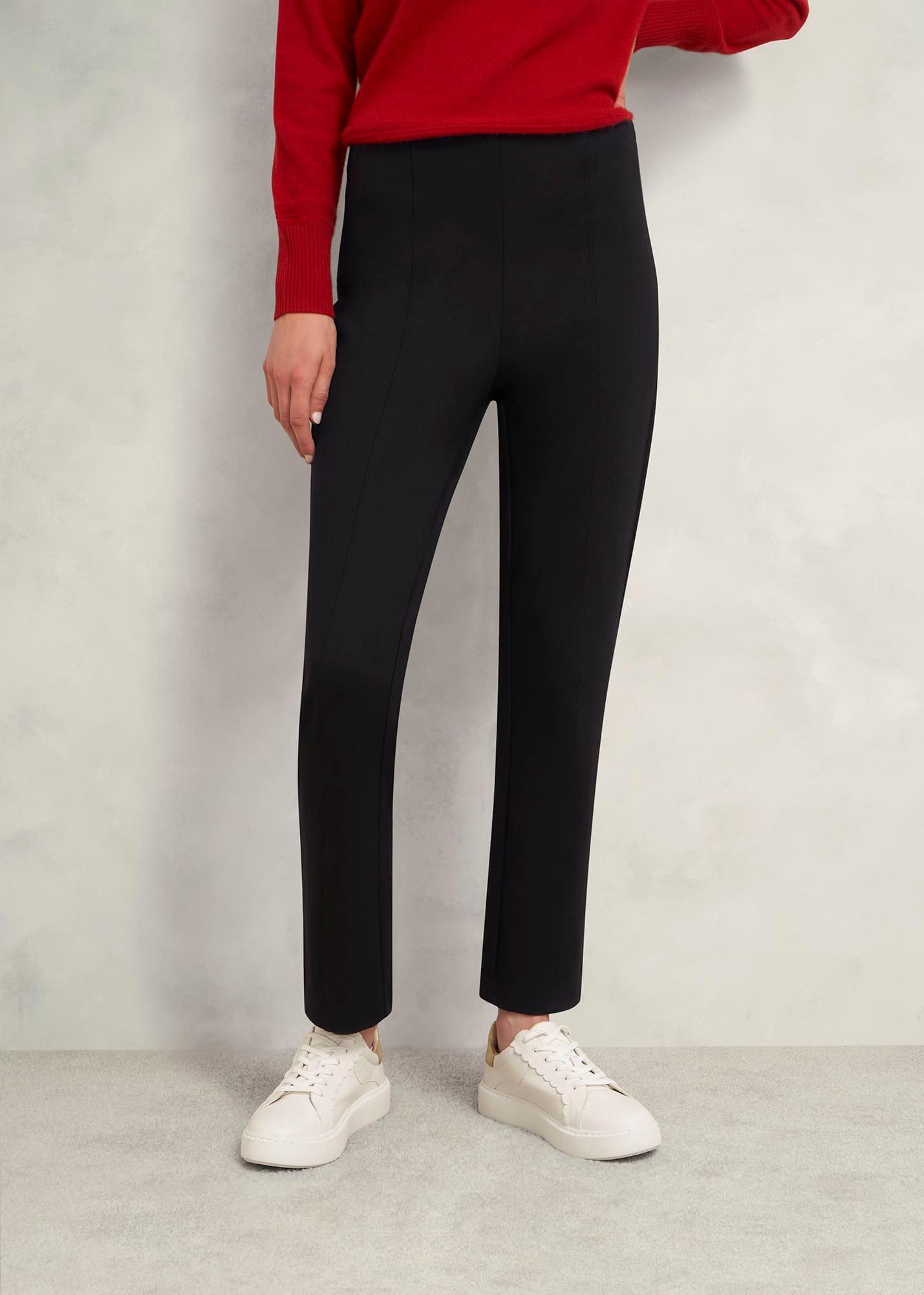 Lola Ponte Trousers, Black, hi-res