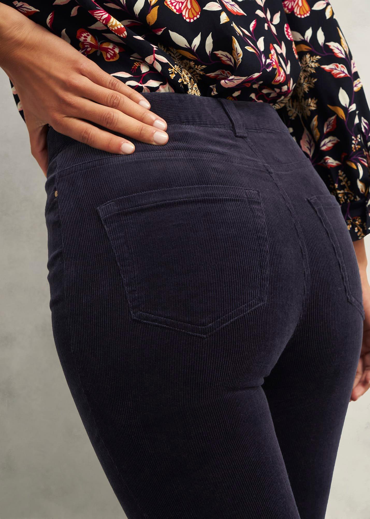 Hampstead Cord Trousers, Navy, hi-res