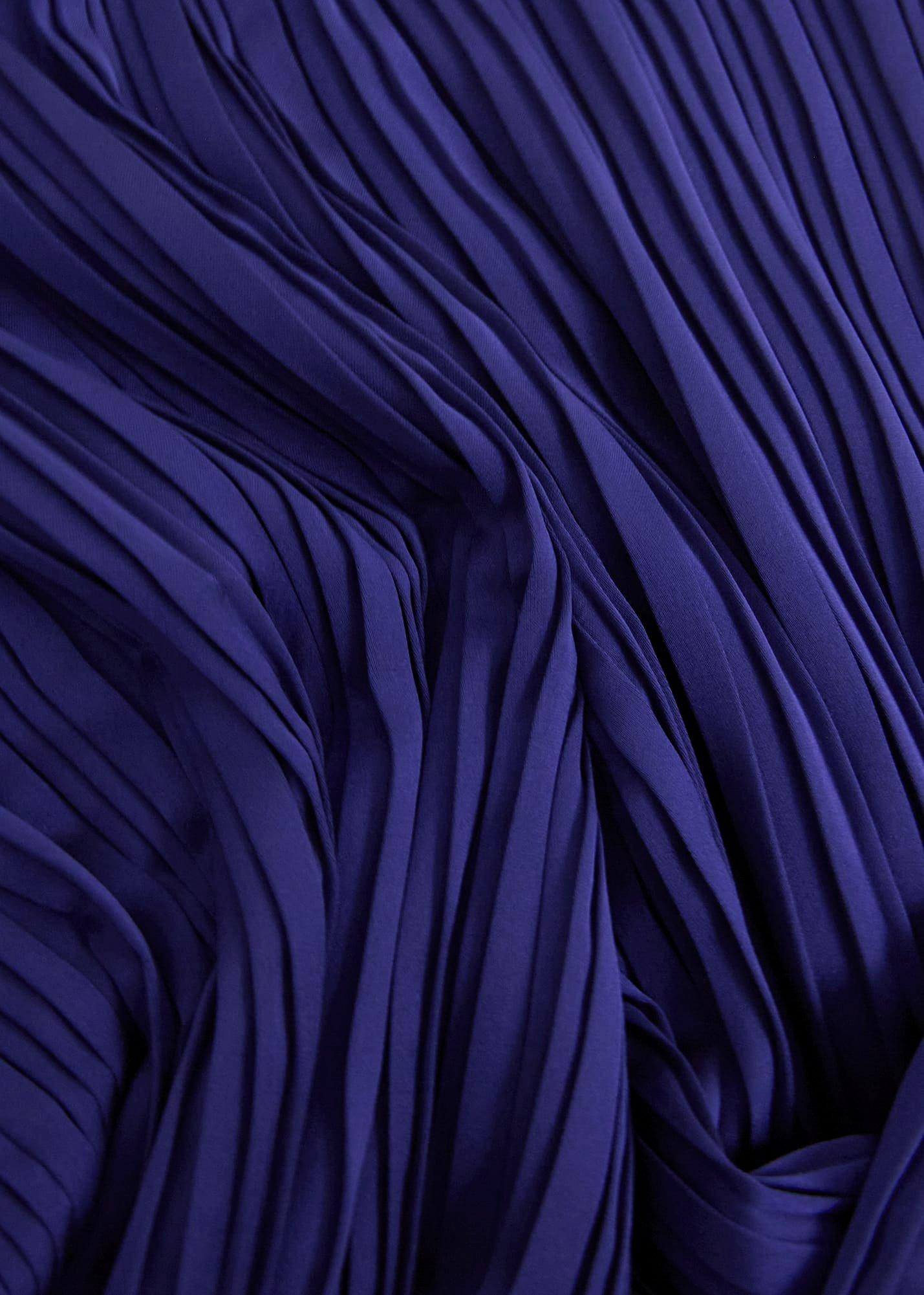 Orla Pleated Trousers, Rich Blue, hi-res