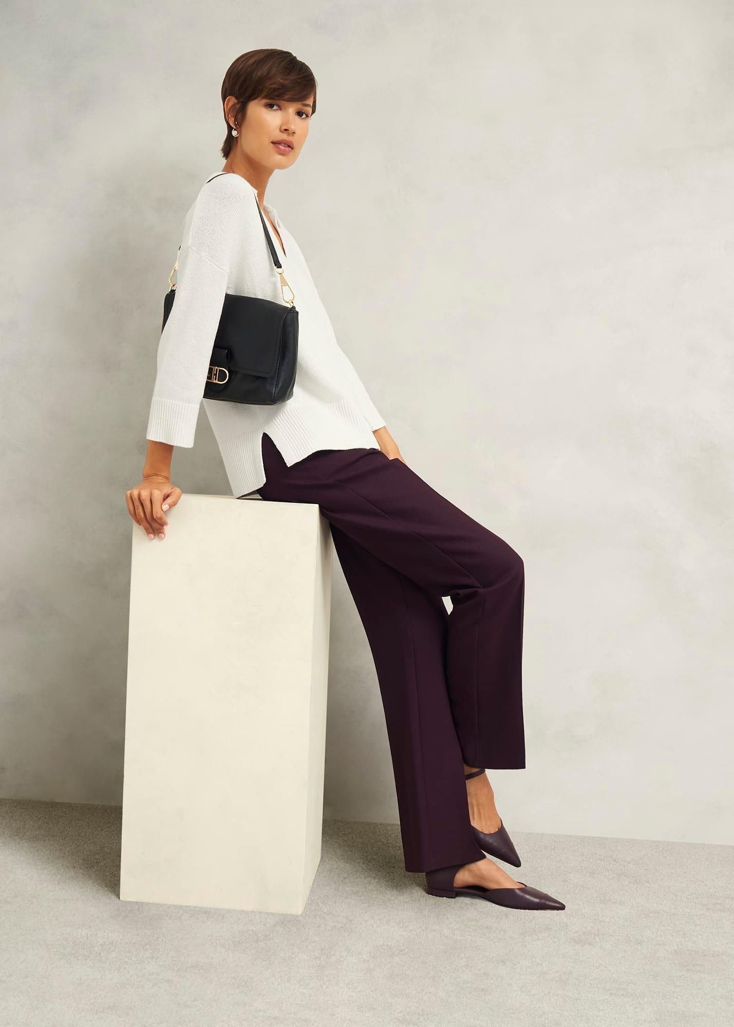 Madelyn Cotton Blend Jumper, Warm Ivory, hi-res