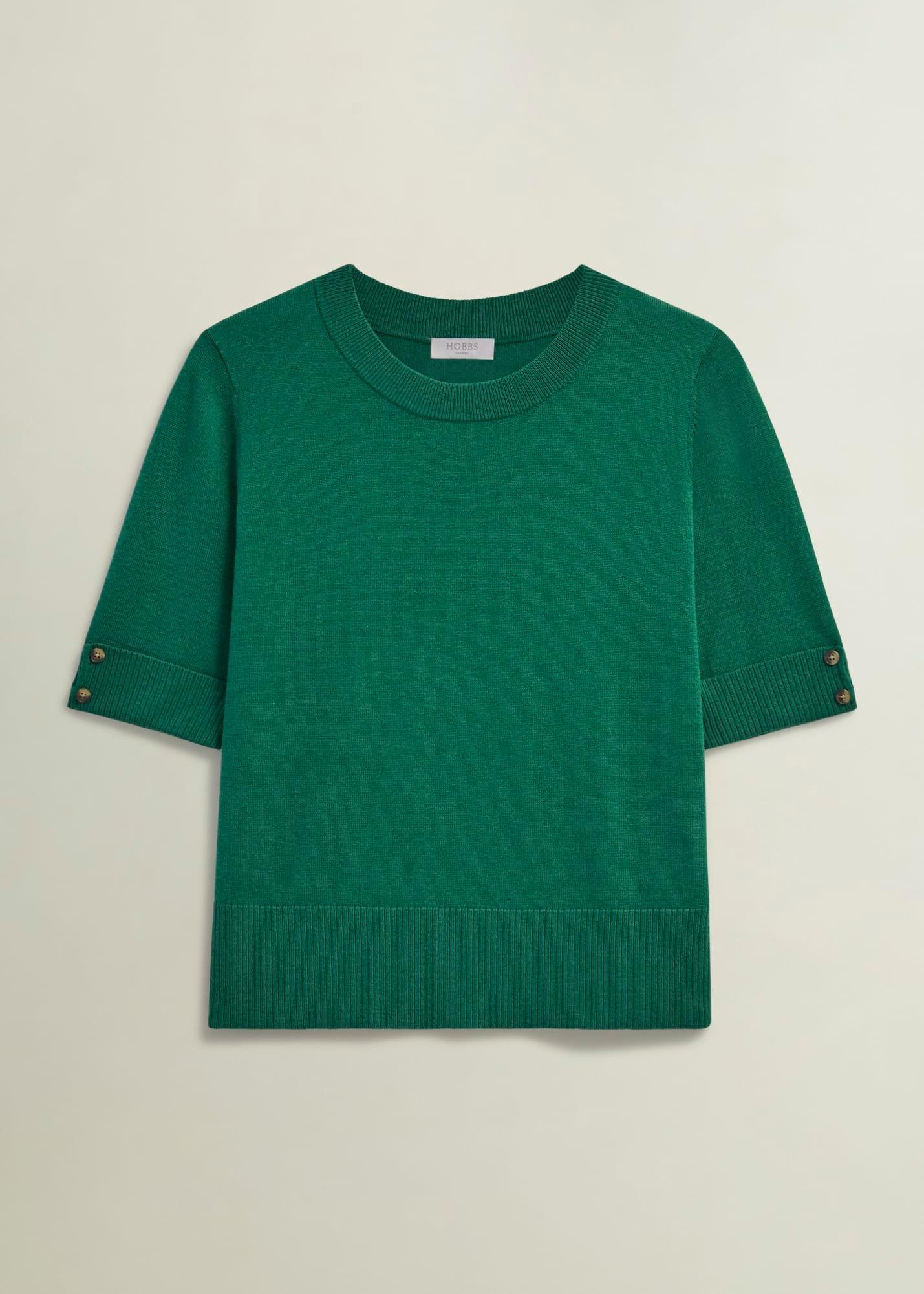 Leanne Jumper With Wool, Agate Green, hi-res
