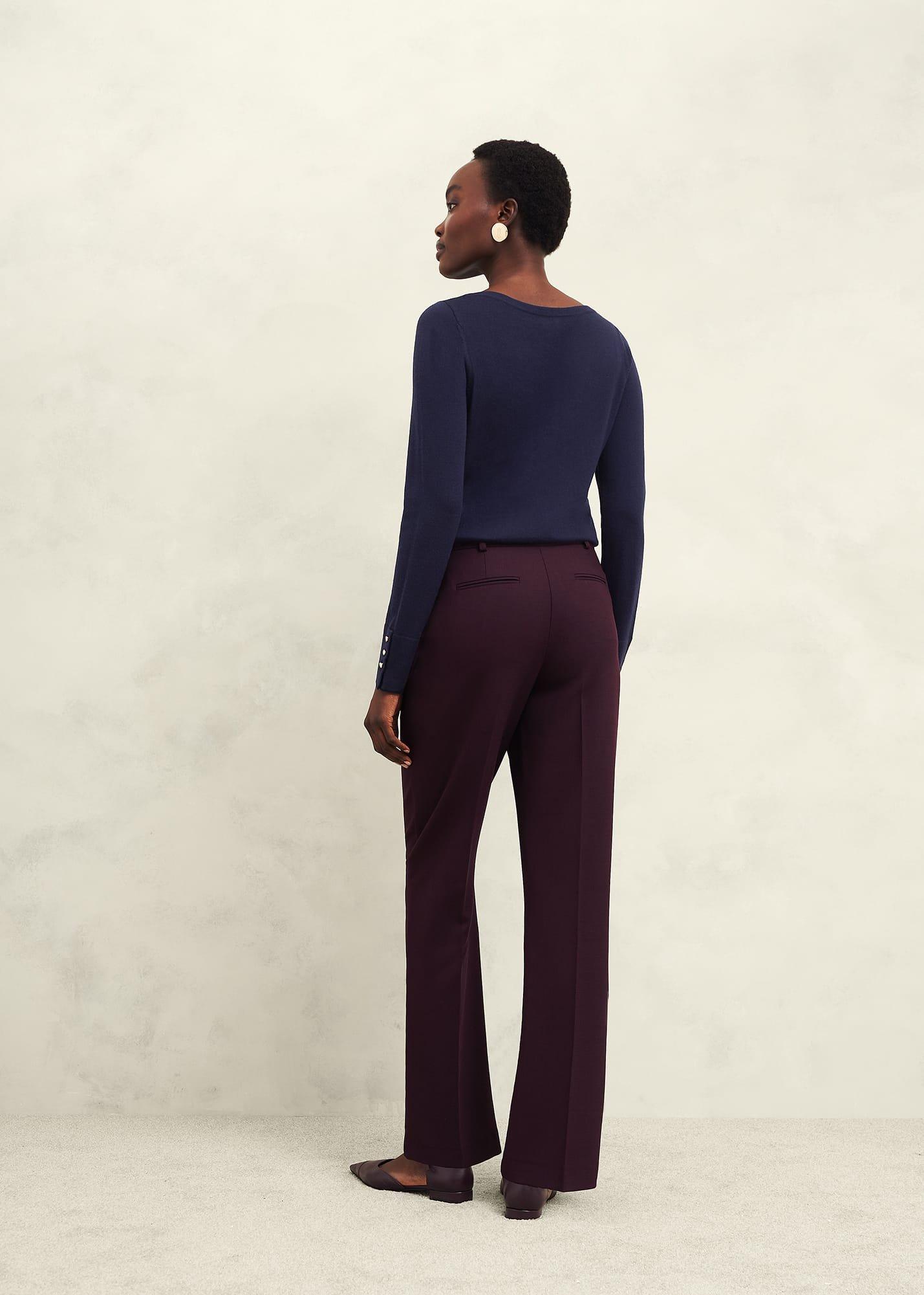 Perla Merino Wool Jumper, Hobbs Navy, hi-res