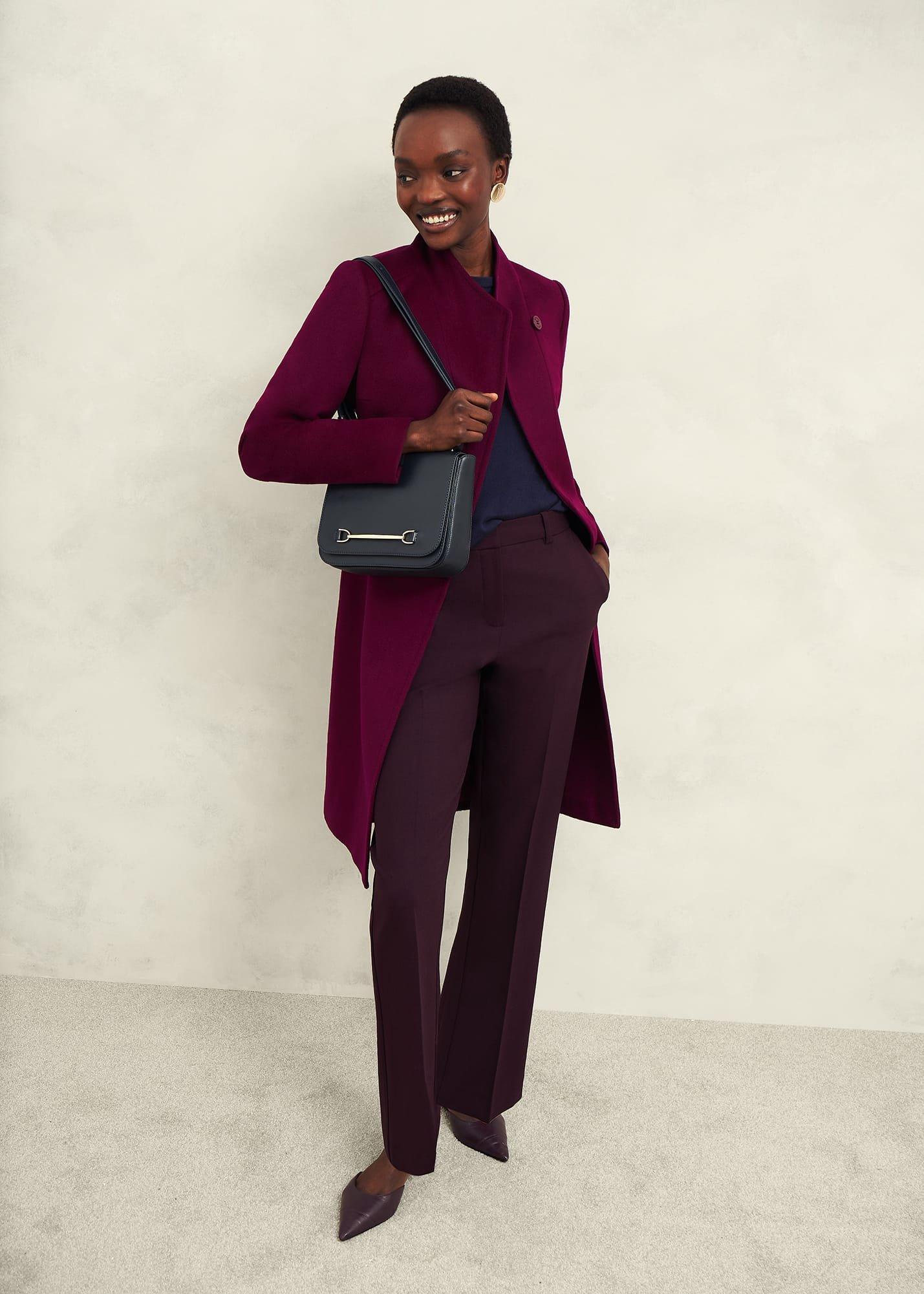 Perla Merino Wool Jumper, Hobbs Navy, hi-res