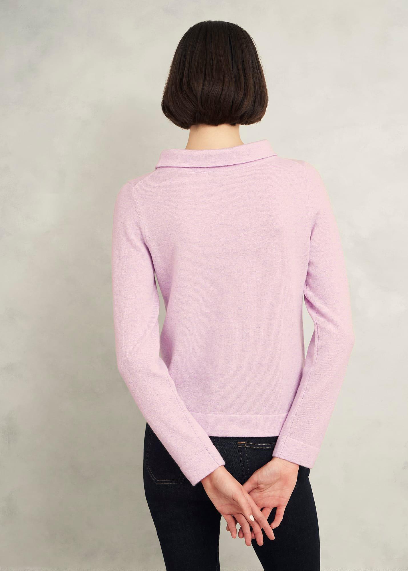 Audrey Wool Cashmere Jumper, Candy Marl, hi-res