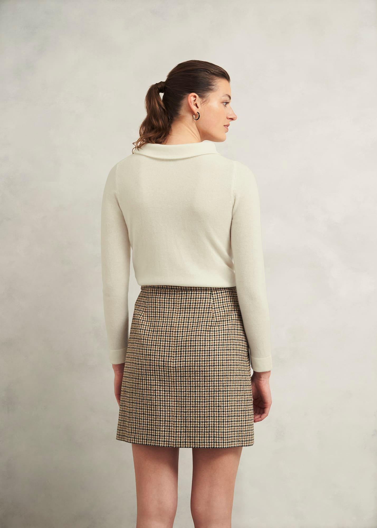 Audrey Wool Cashmere Jumper, Warm Ivory, hi-res