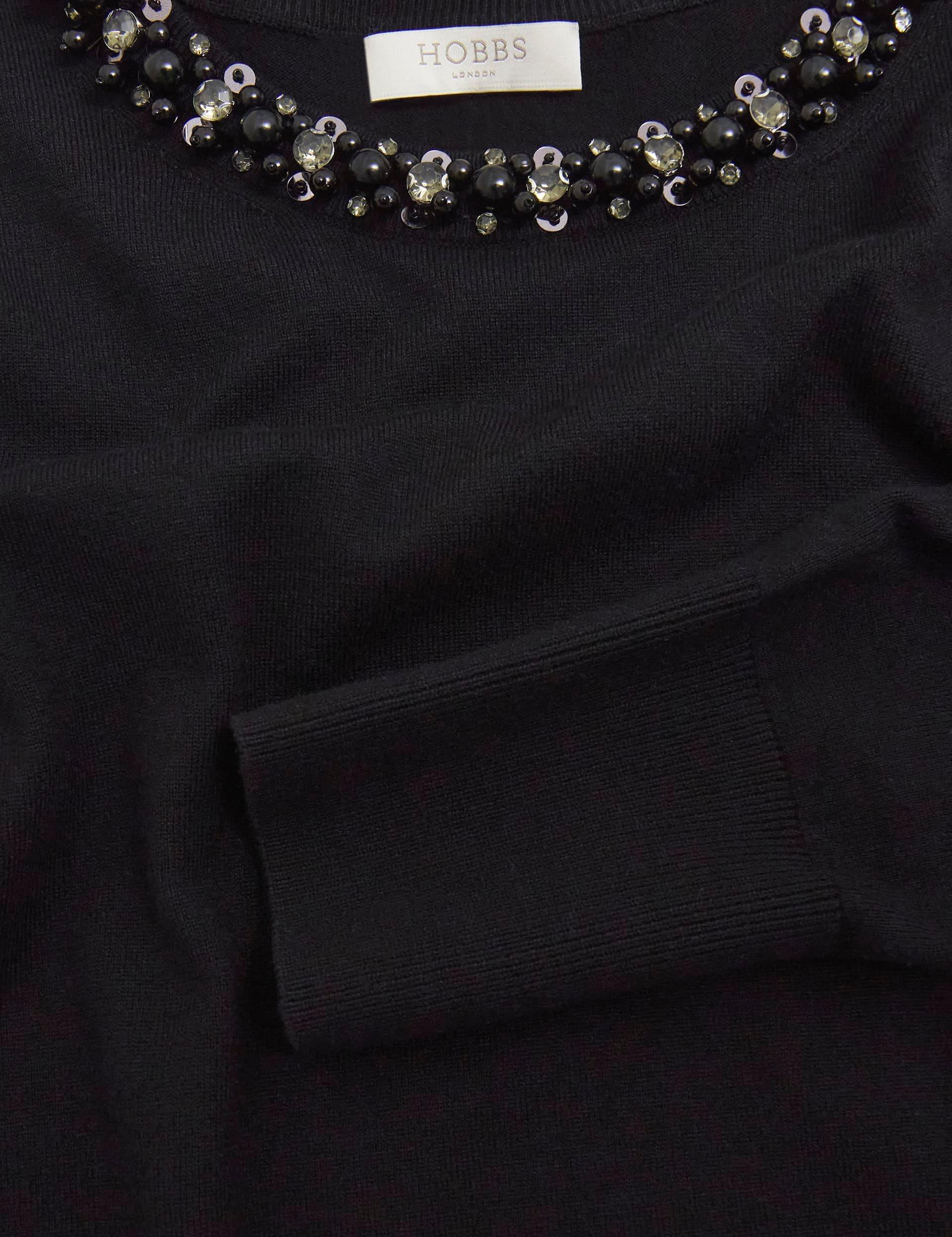 Oakley Beaded Jumper, Black, hi-res