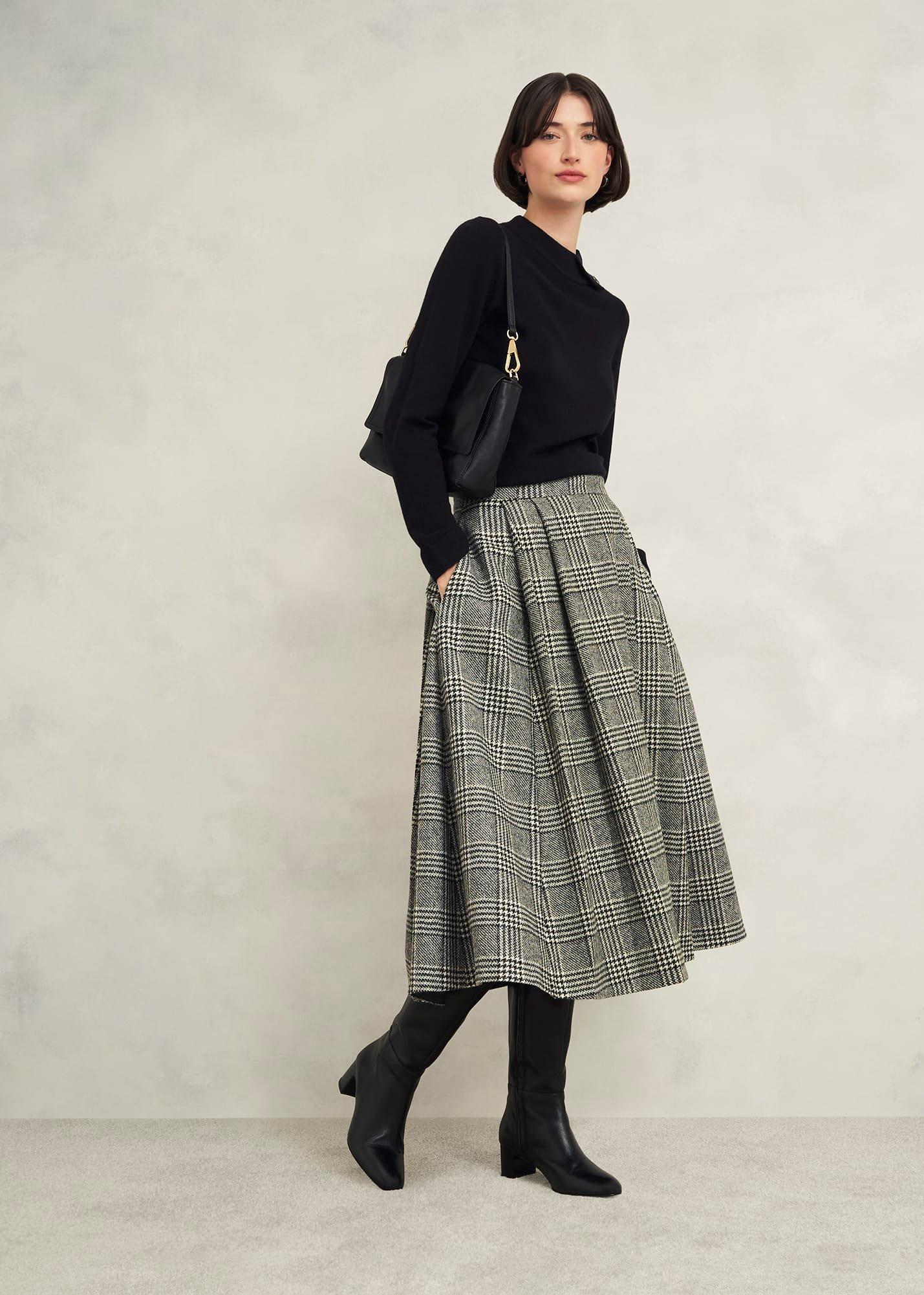 Talia Wool Cashmere Jumper, Black, hi-res