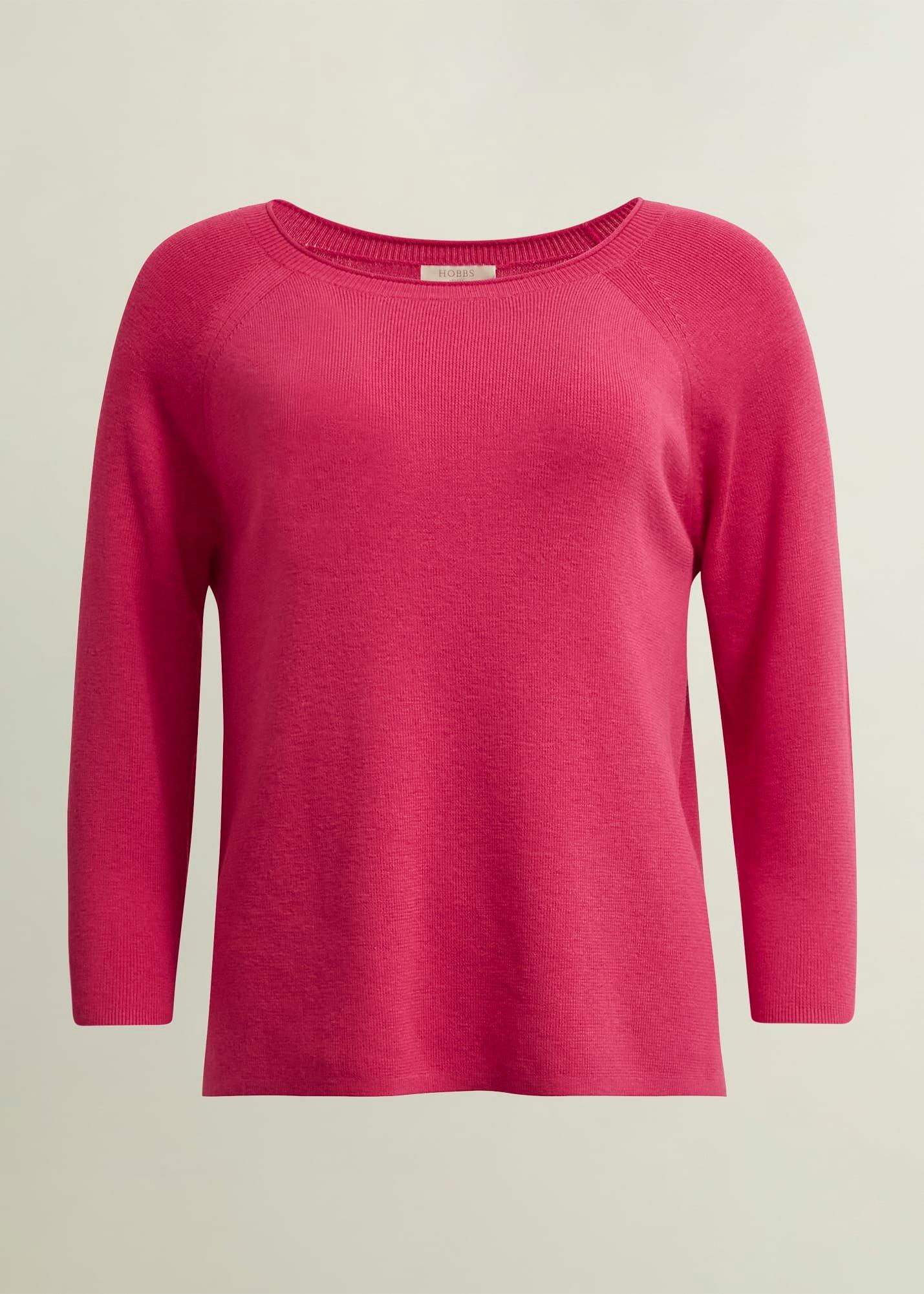 Jana Jumper With Wool, Zinnia Pink, hi-res