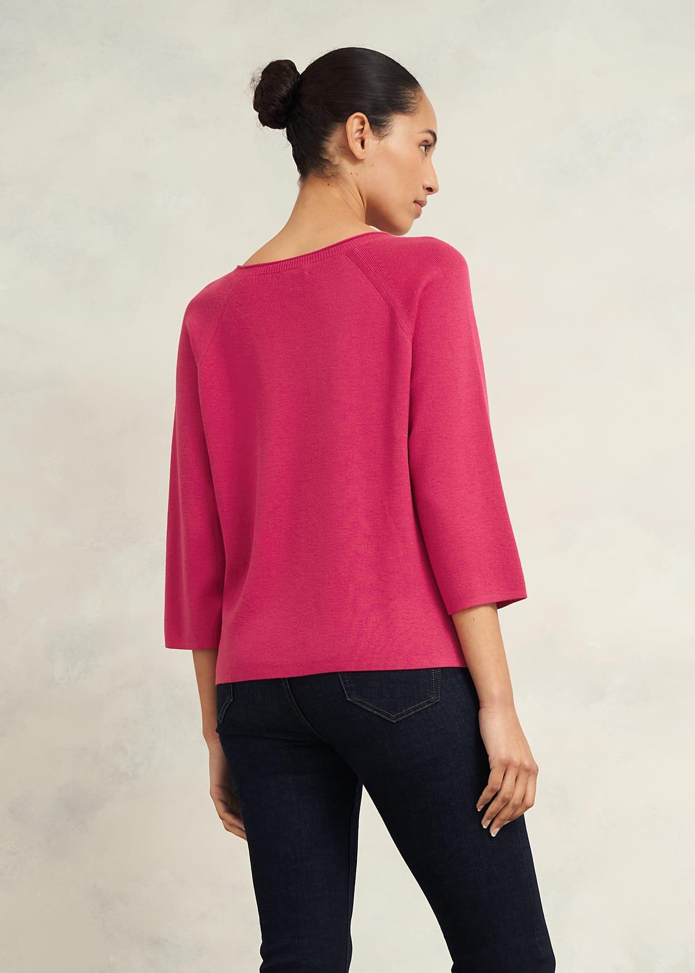 Jana Jumper With Wool, Zinnia Pink, hi-res