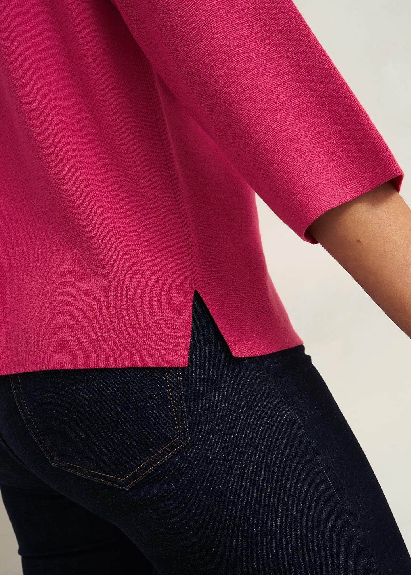 Jana Jumper With Wool, Zinnia Pink, hi-res