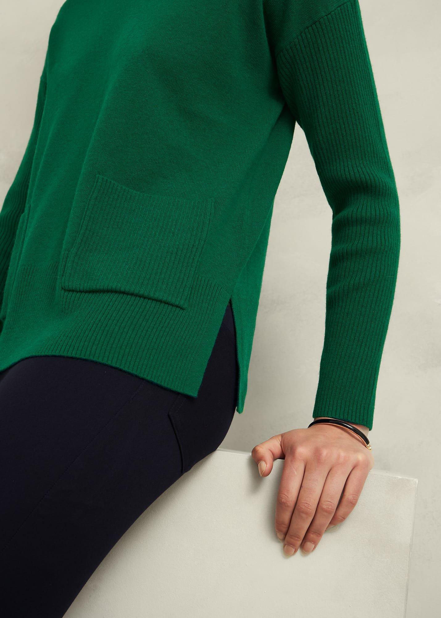 Devora Jumper With Cashmere, Agate Green, hi-res
