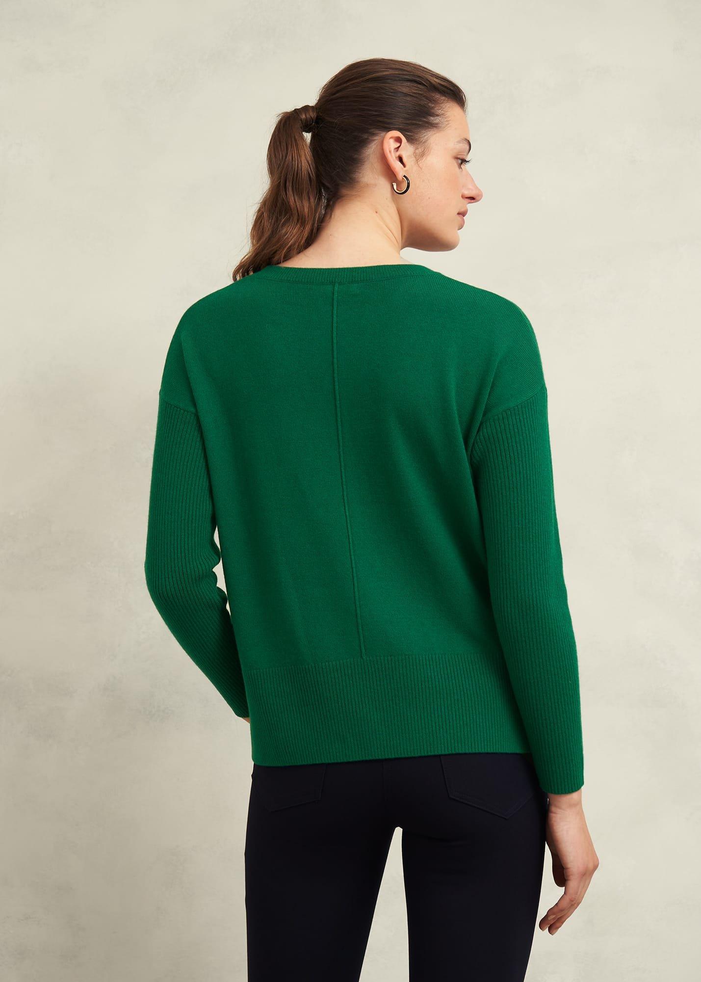 Devora Jumper With Cashmere, Agate Green, hi-res
