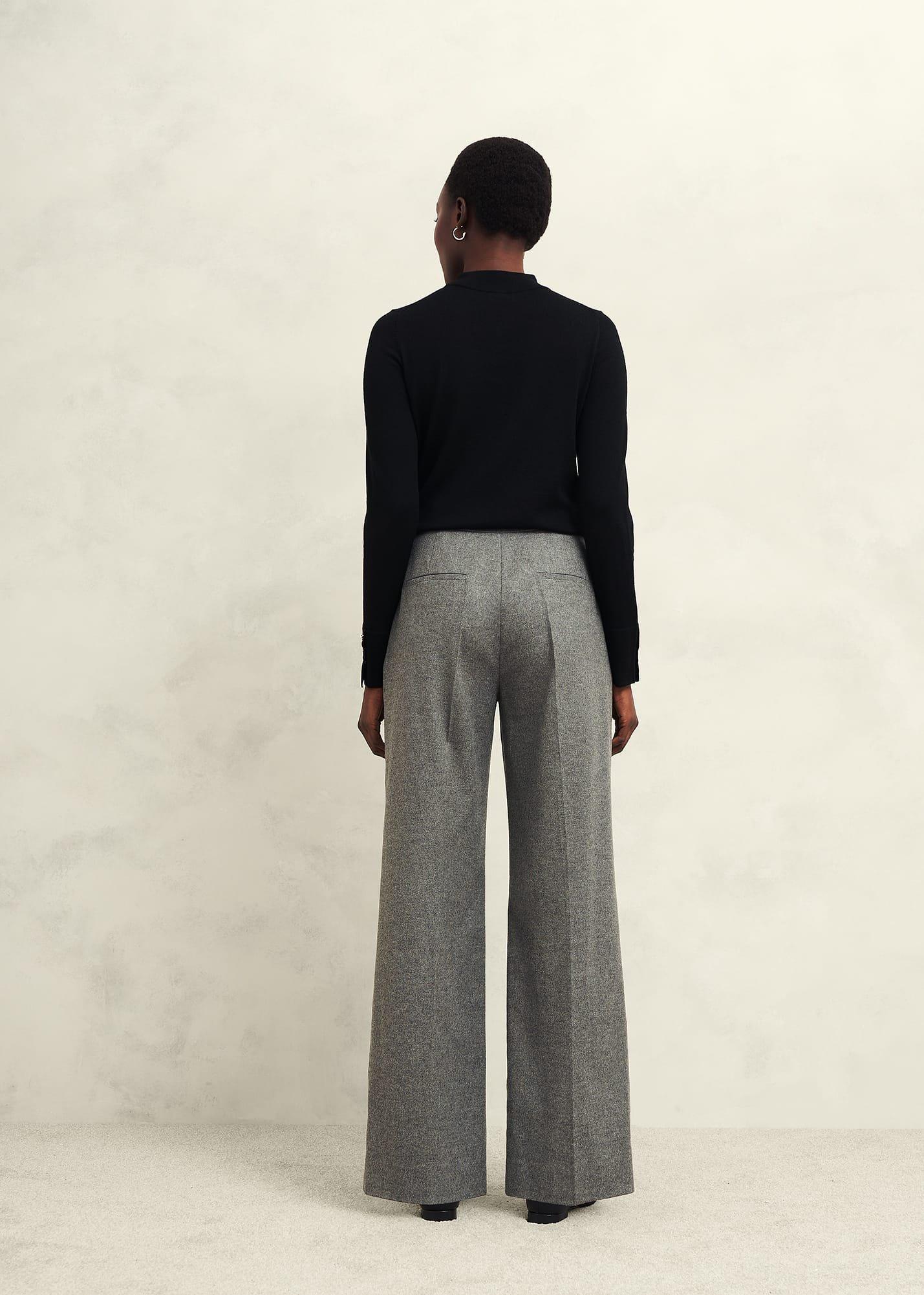 Bella Merino Wool Jumper, Black, hi-res