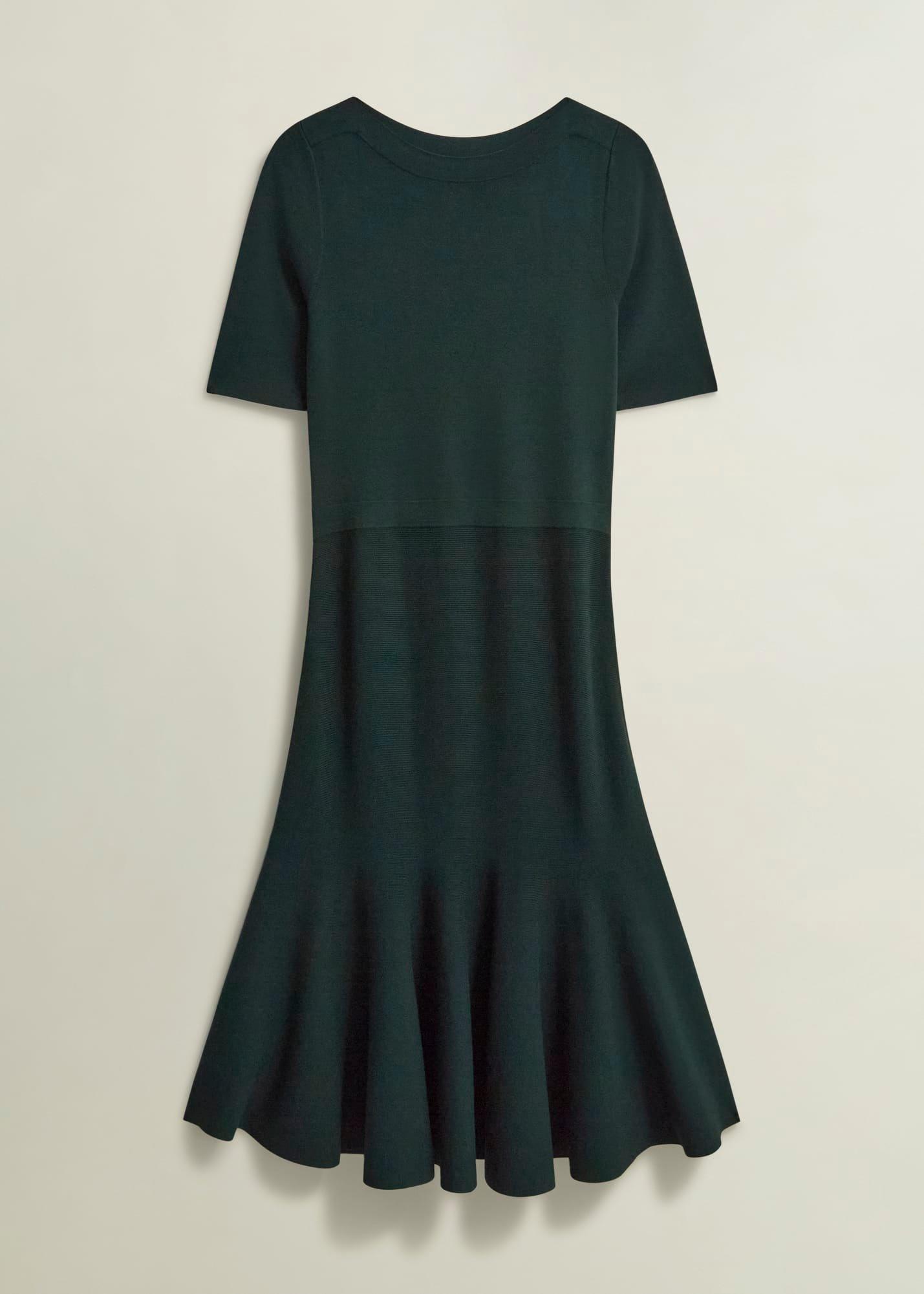 Abbie Knitted Dress, Samphire Green, hi-res