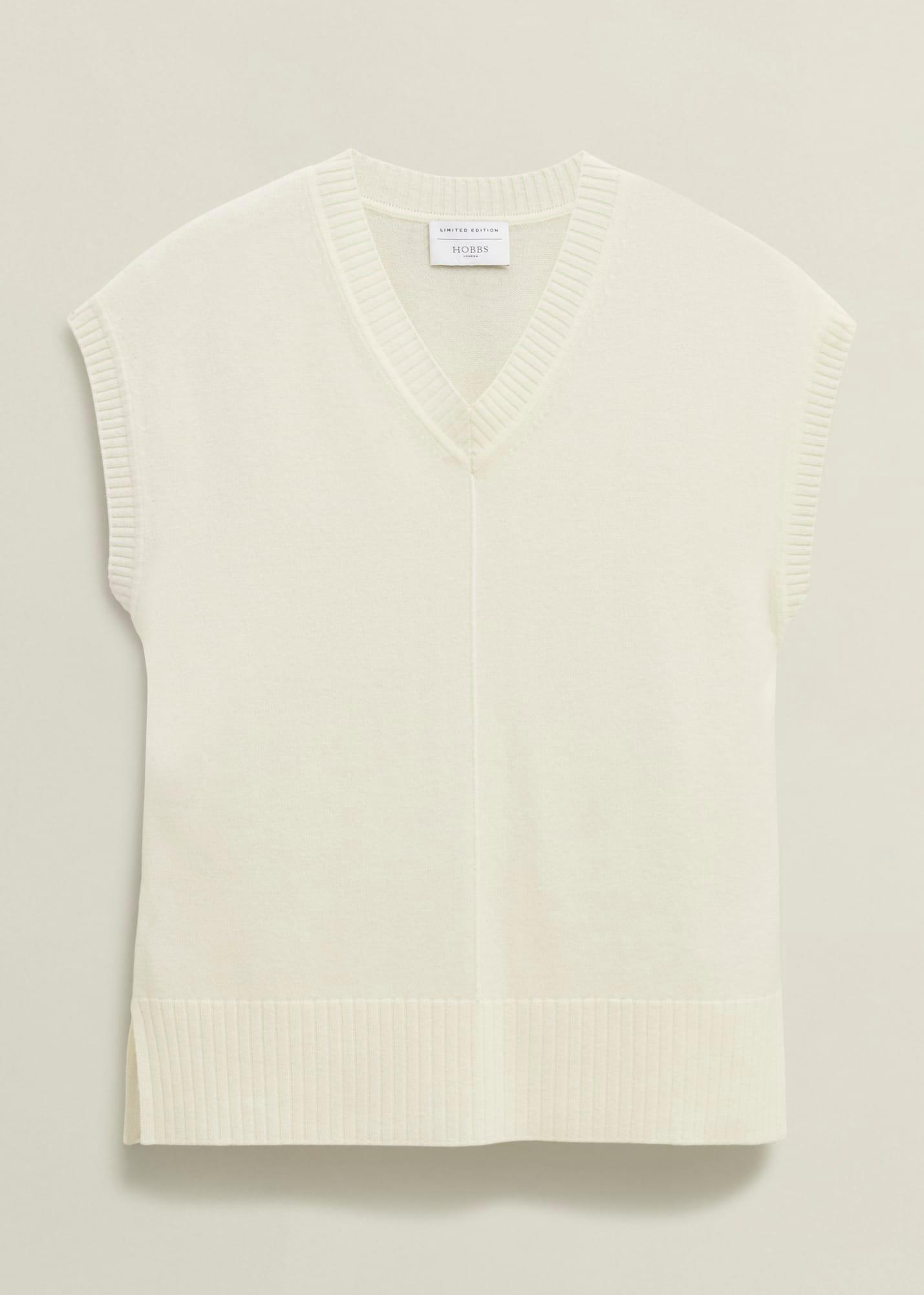 Brooksfirth Knit Tank Top, Warm Ivory, hi-res