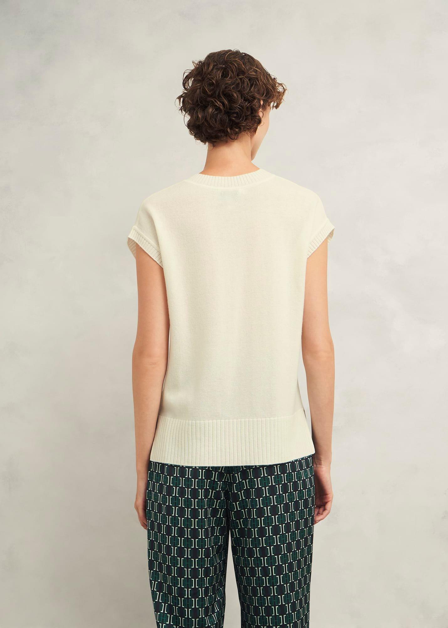 Brooksfirth Knit Tank Top, Warm Ivory, hi-res