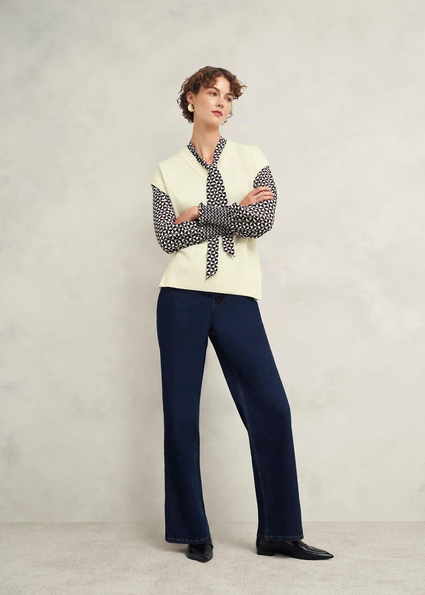 Brooksfirth Knit Tank Top, Warm Ivory, hi-res