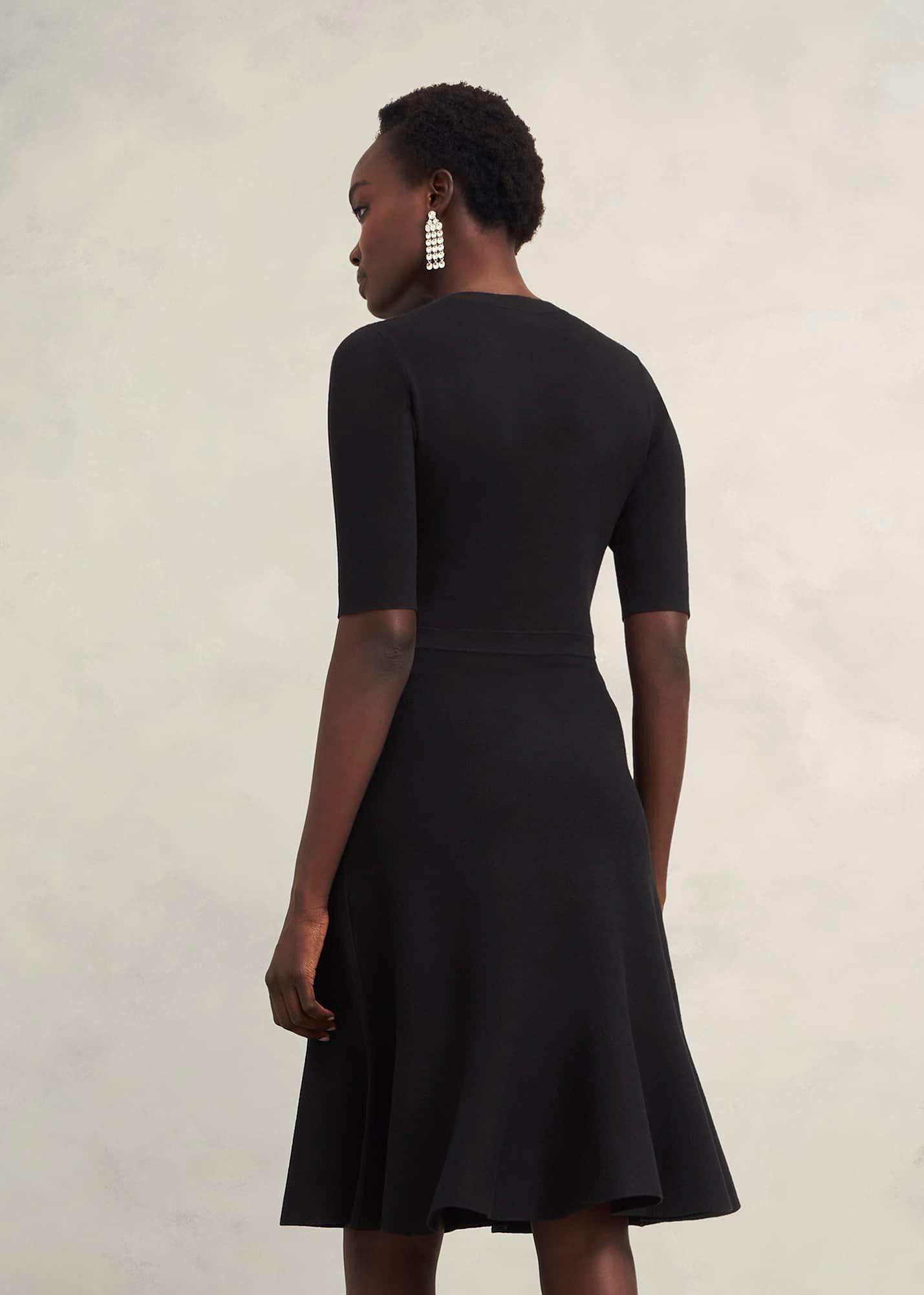 Cece Knitted Dress, Hobbs Black, hi-res