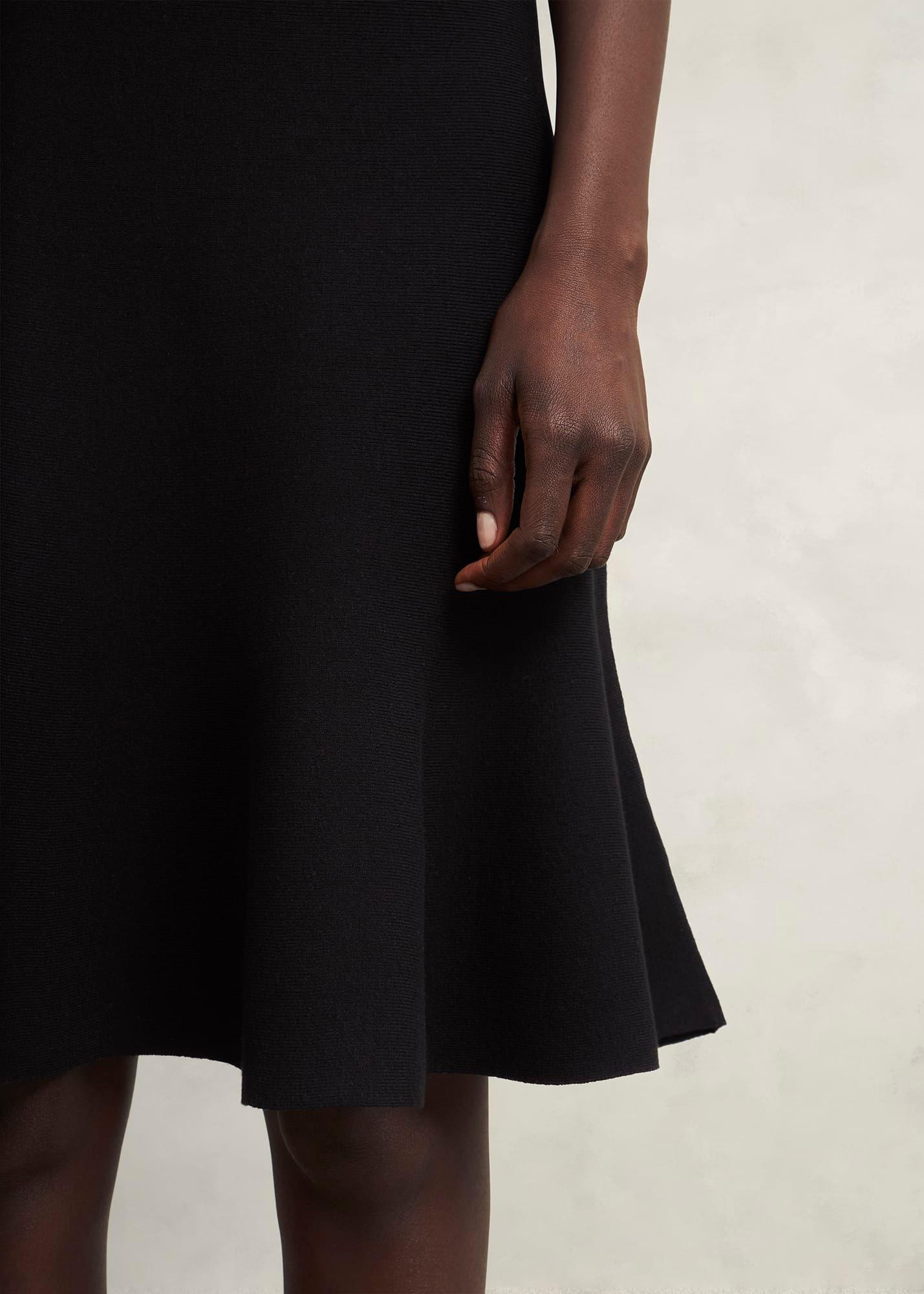 Cece Knitted Dress, Hobbs Black, hi-res