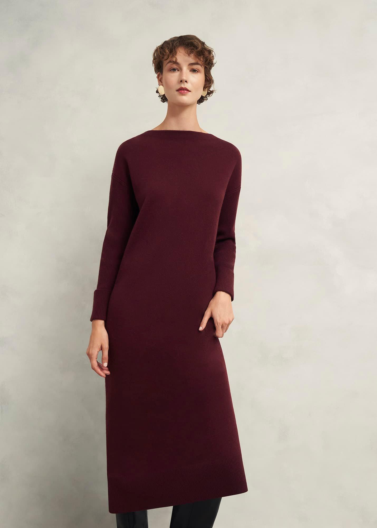 Hartsfirth Knitted Dress With Cashmere