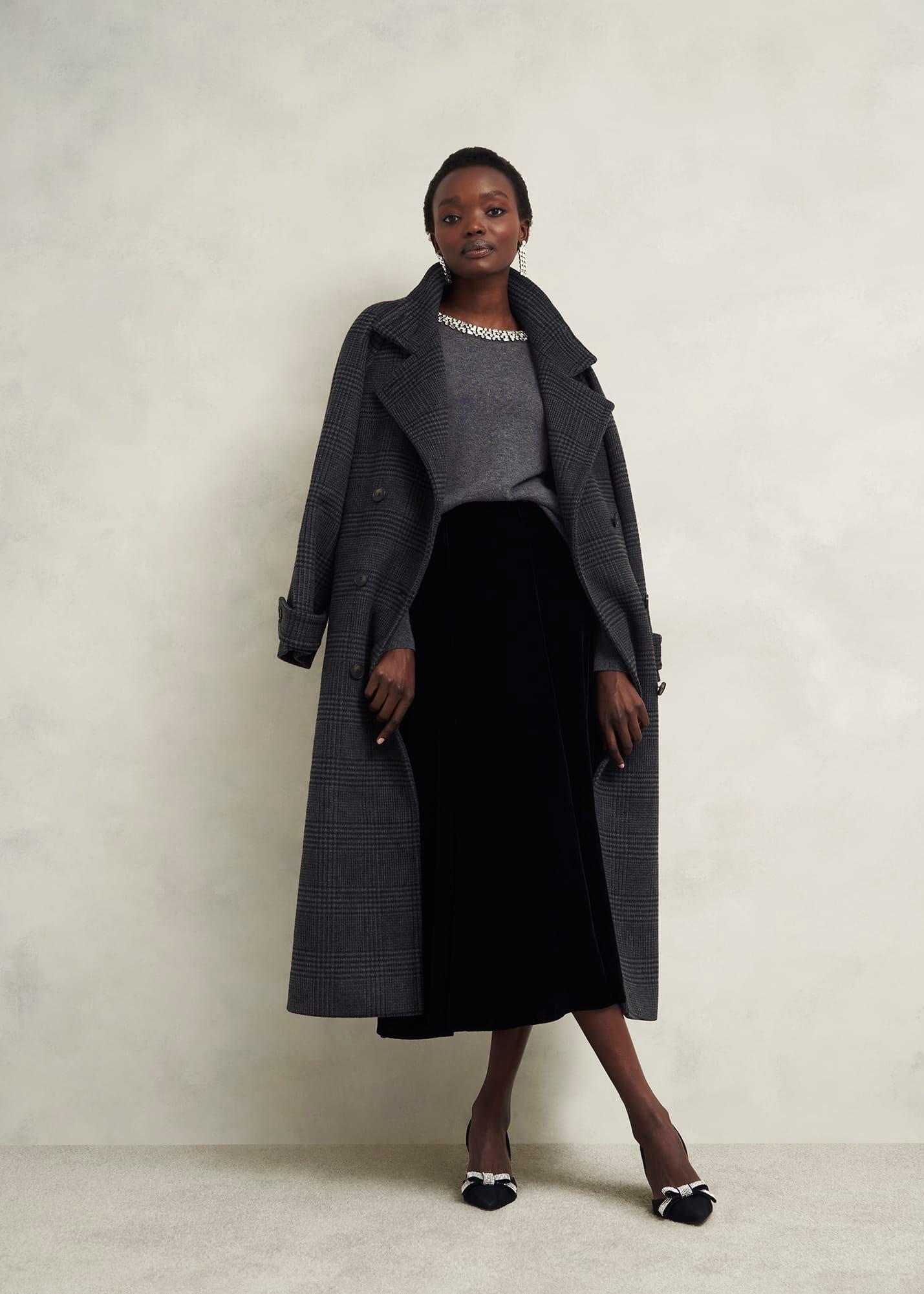 Sherry Sweater With Cashmere, Charcoal Grey, hi-res