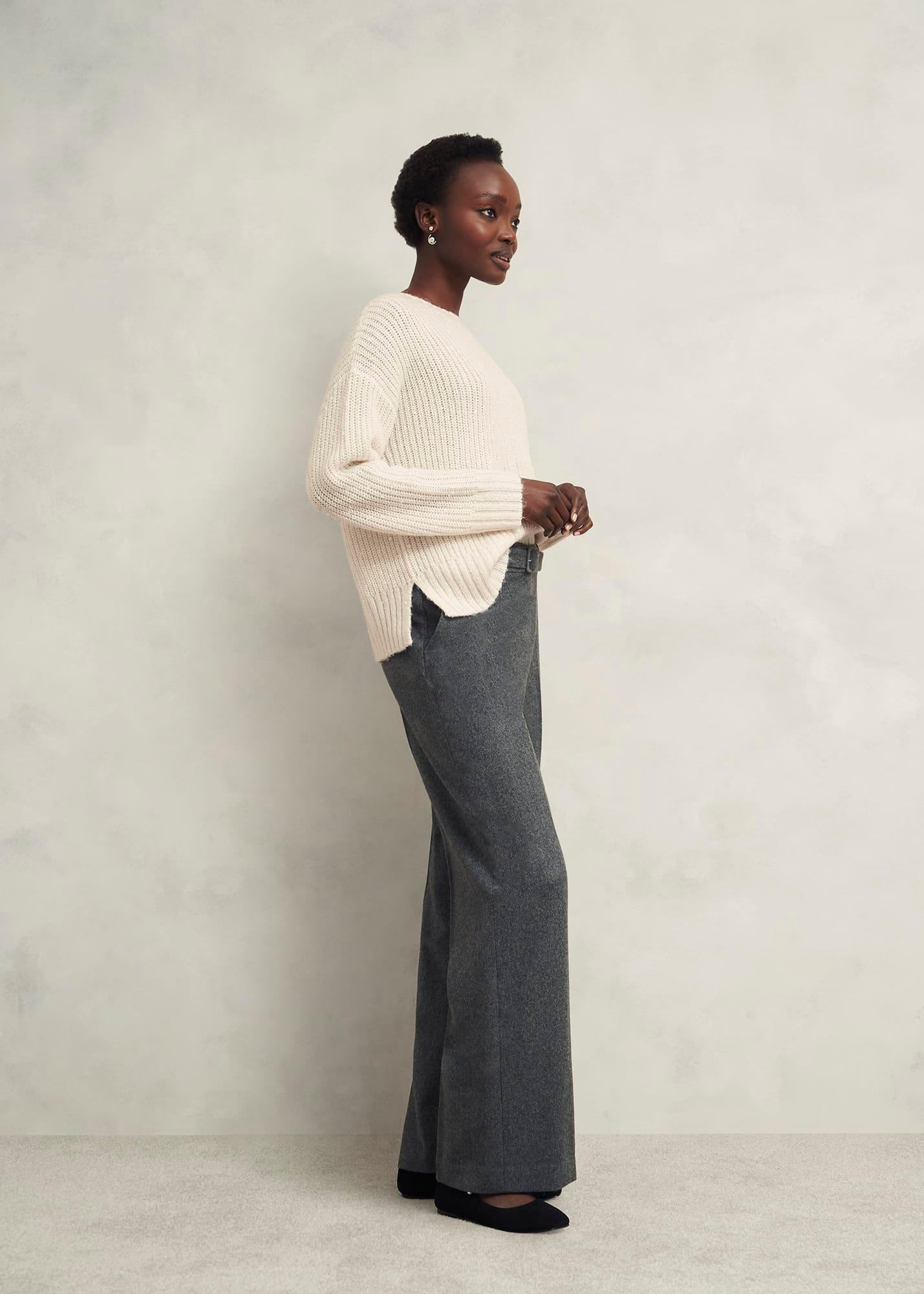 Marsha Sequin Jumper With Alpaca, Ivory, hi-res