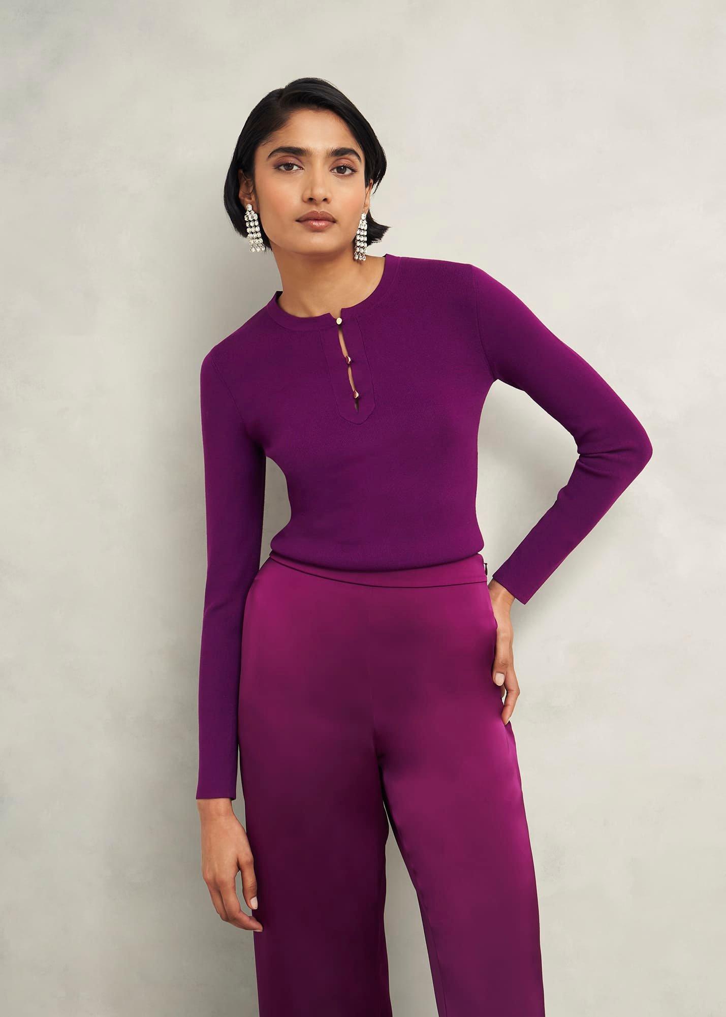 Hayden Sweater, Vibrant Purple, hi-res