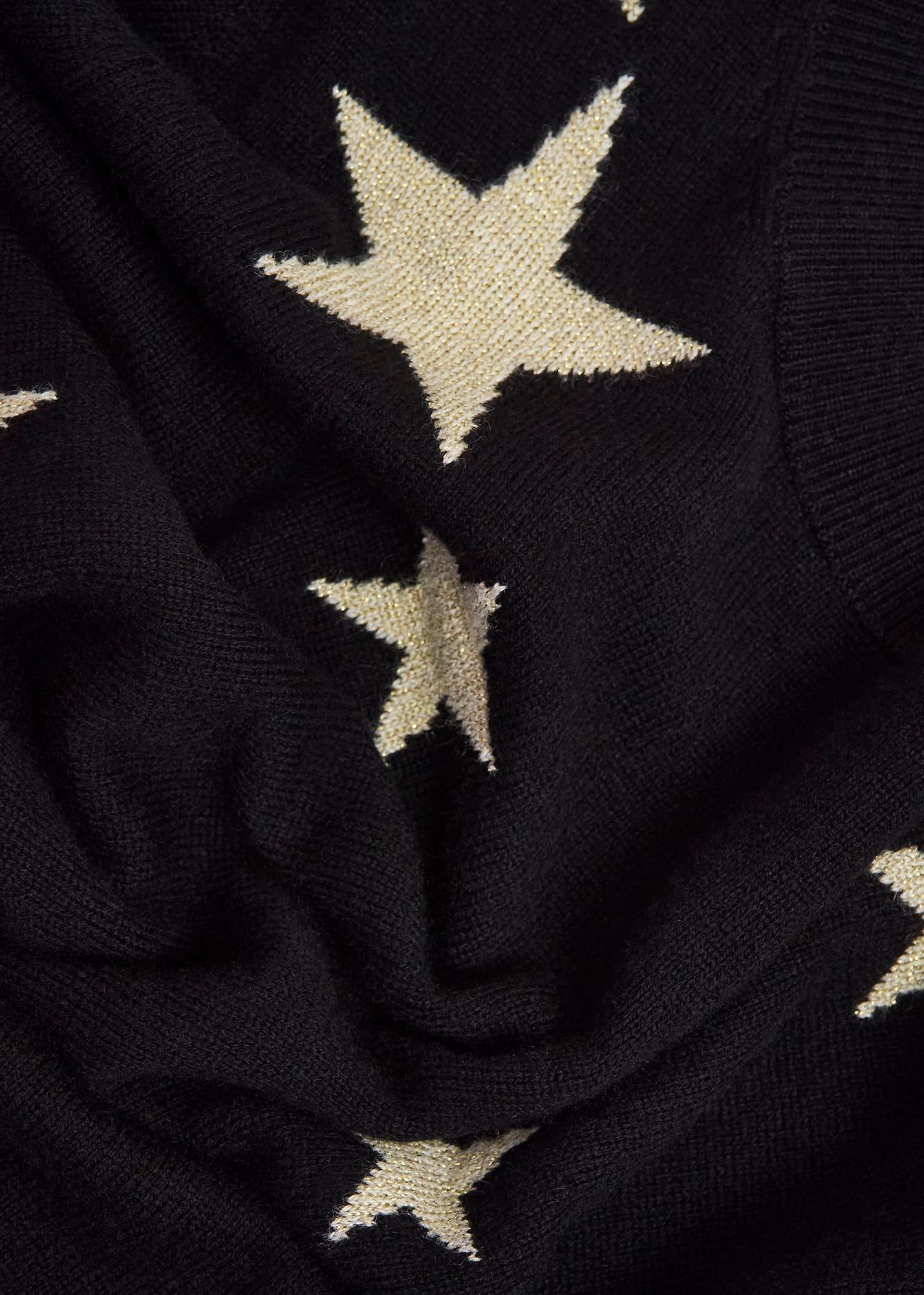 Samira Star Jumper With Cashemre , Black Ivory, hi-res