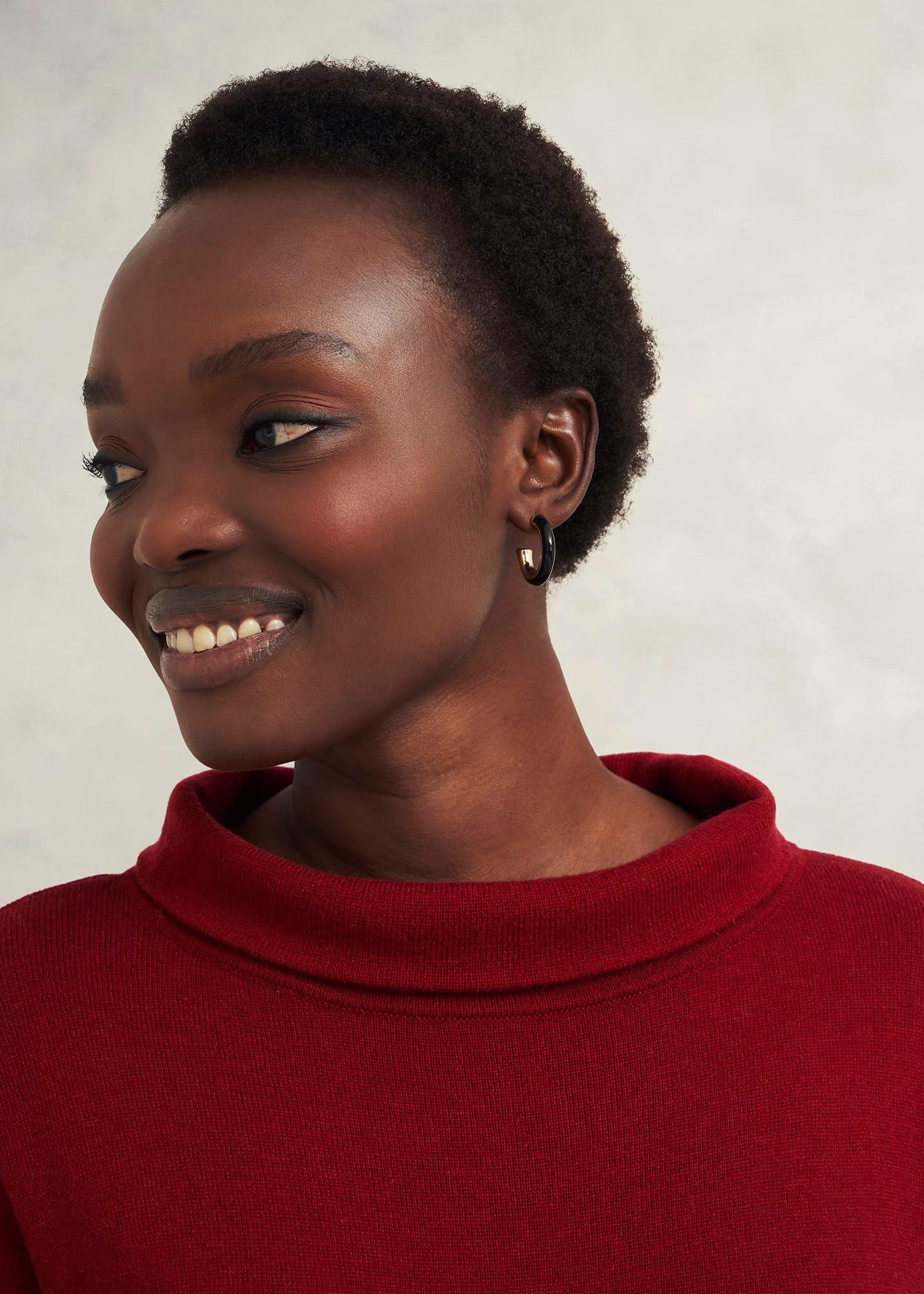 Audrey Knitted Dress, Rhubarb Red, hi-res