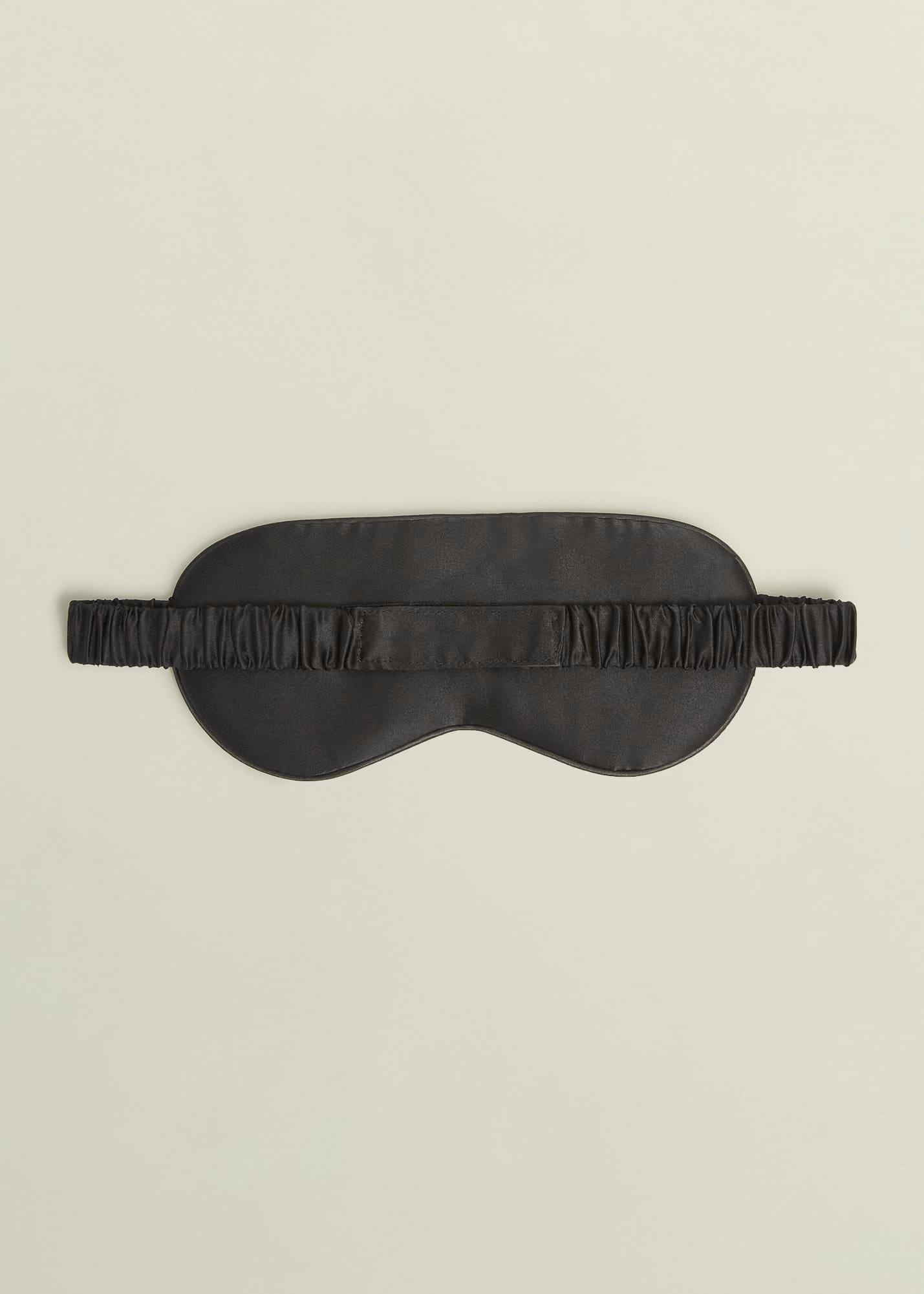 Gabrielle Silk Eye Mask, Navy Multi, hi-res