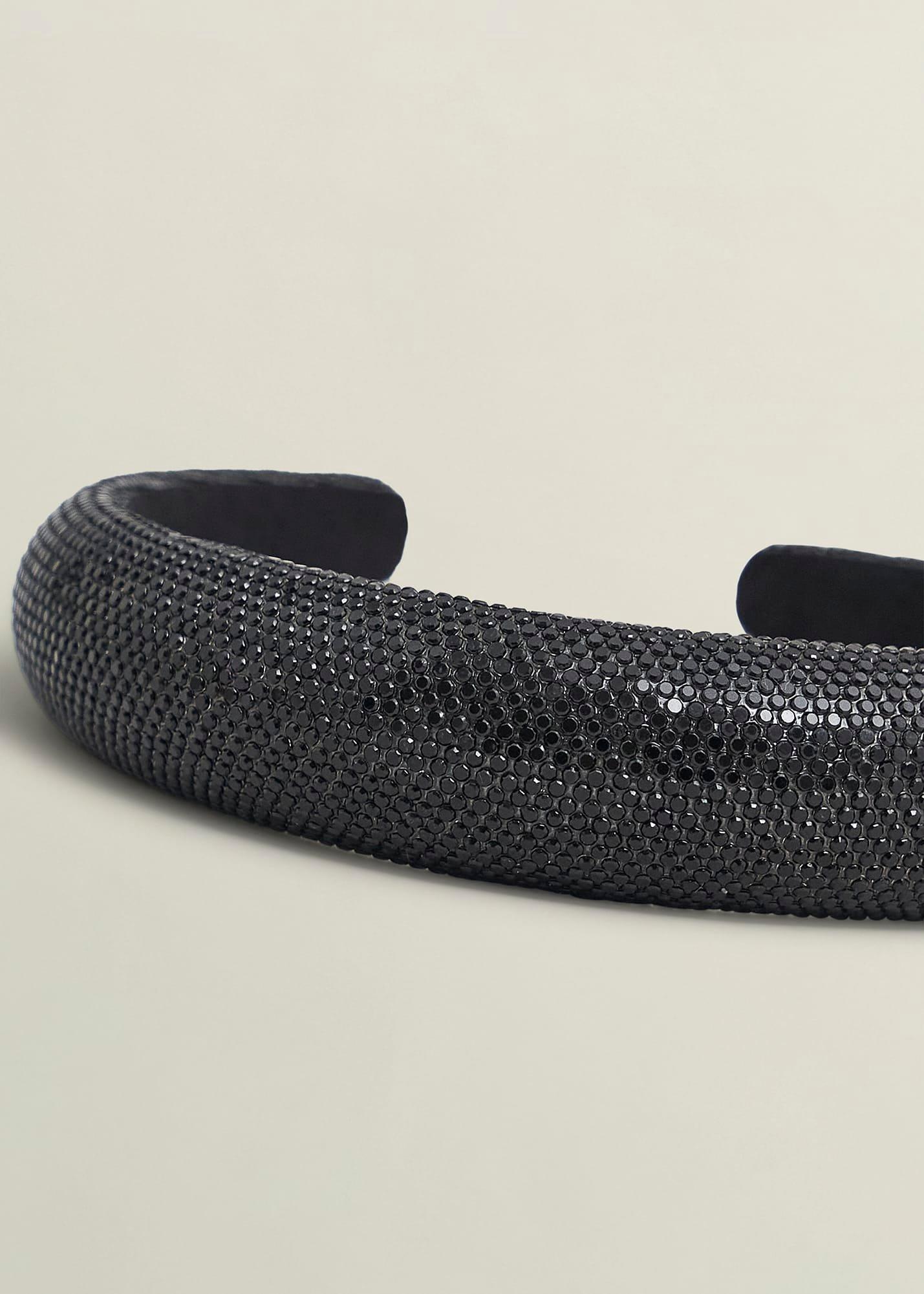 Rosana Sparkle Headband, Black, hi-res