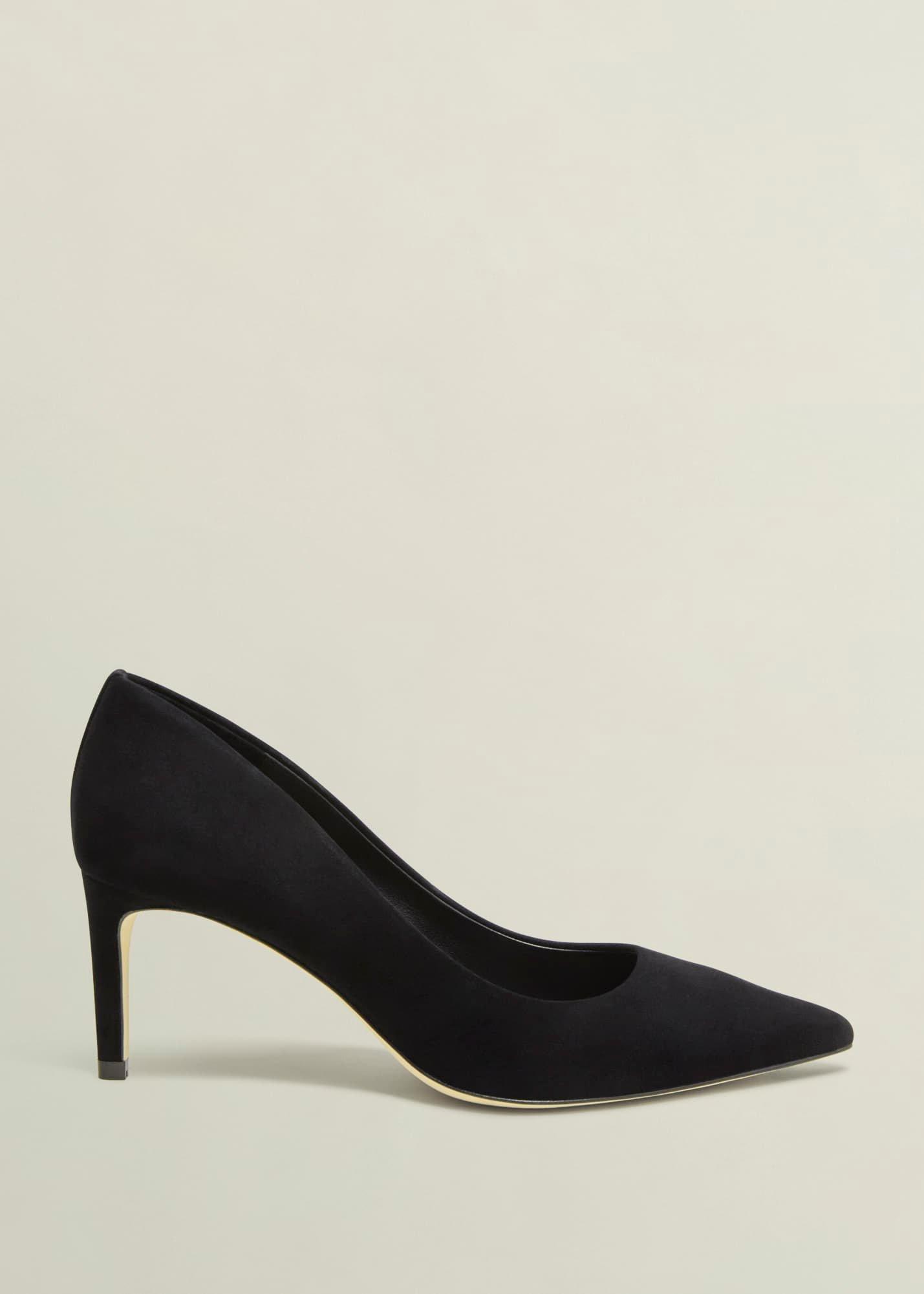 Leila Suede Court Shoes