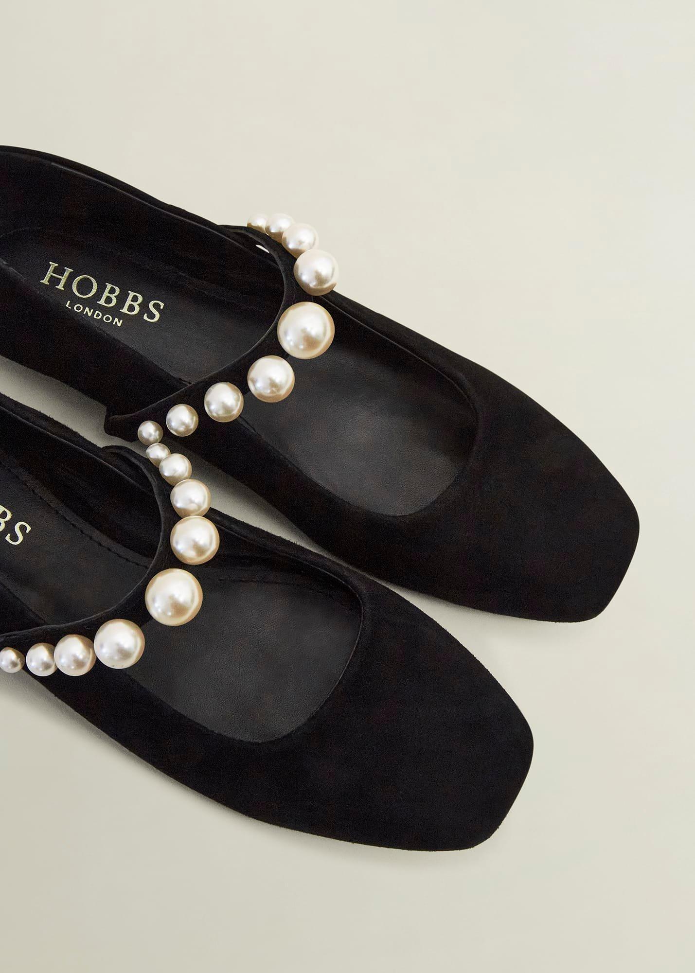 Chrissy Pearl Mary Janes, Black Pearl, hi-res